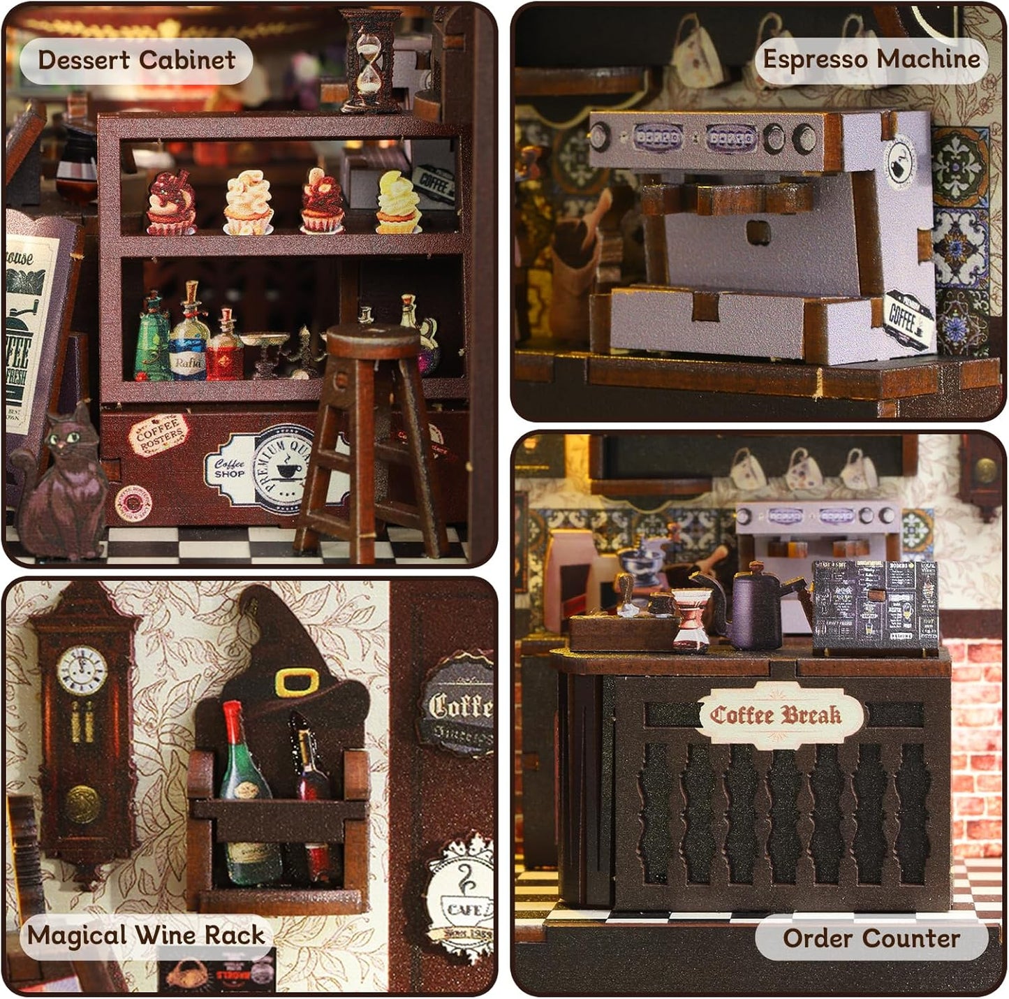Building block, 1000pcs jigsaw puzzle, 2025 new puzzle, Adult Puzzle, Cartoon Puzzle, jigsaw puzzles,, puzzle 2000, DIY Miniature Dollhouse, Rolife, Cutebee, HYUKBI, DIY Booknook, Bookend, Dollhouse Kit, 3D Wooden Puzzle, Micro Building Blocks Set, Christmas Holiday gift