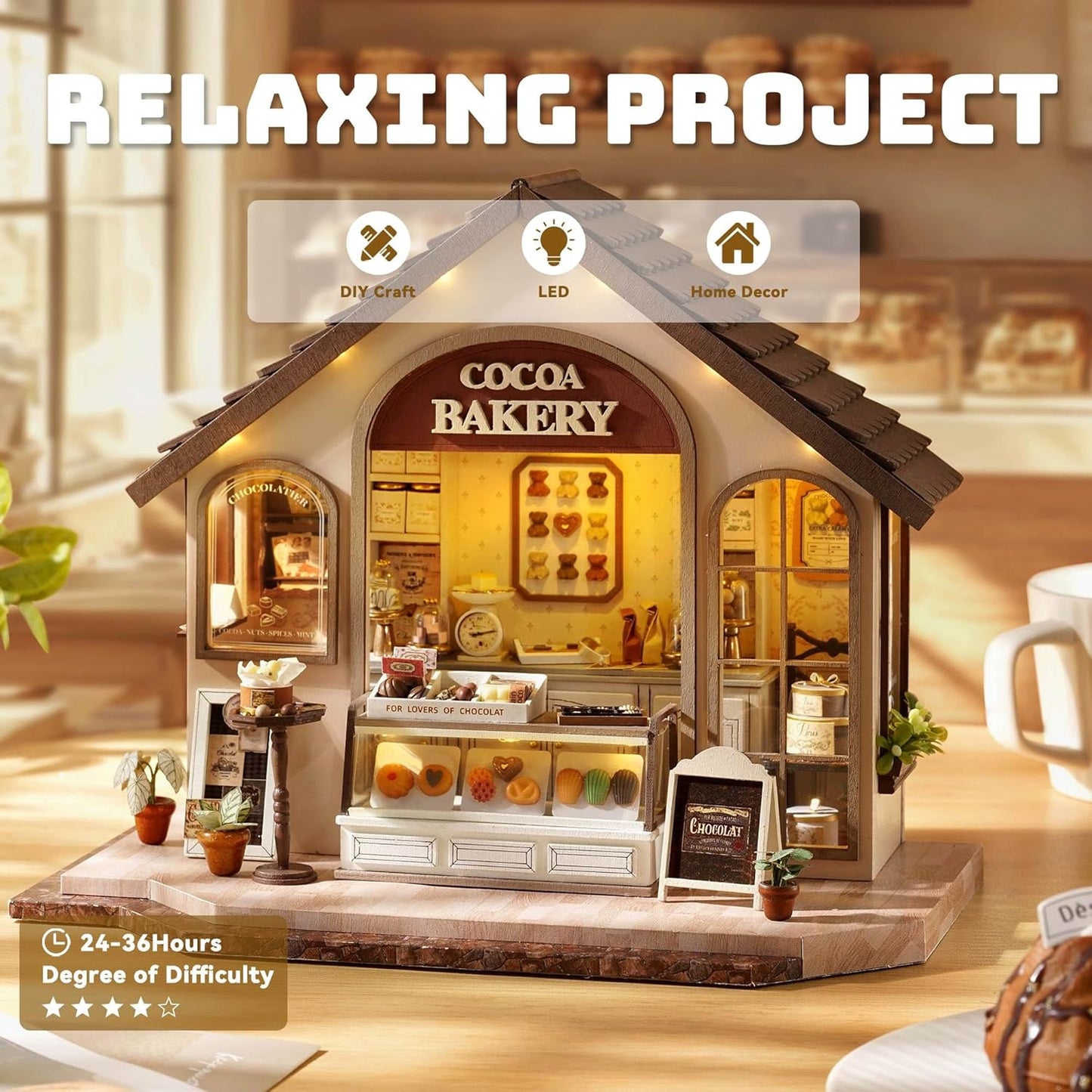 DIY Miniature Dollhouse
Rolife Cutebee HYUKBI DIY Booknook Dollhouse Kit 3D Wooden Puzzle
Micro Building Blocks Set