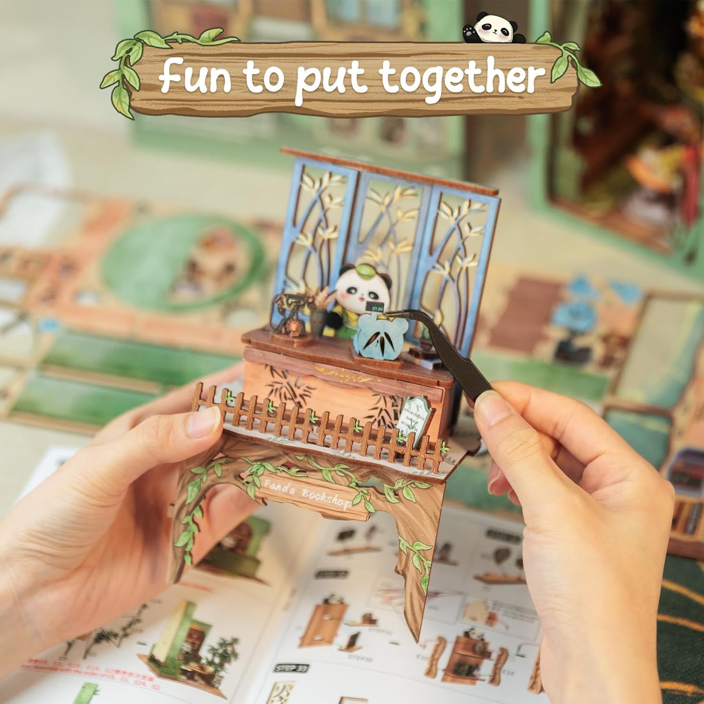 DIY Miniature Dollhouse
Rolife Cutebee HYUKBI DIY Booknook Dollhouse Kit 3D Wooden Puzzle
Micro Building Blocks Set
Blindbox plush cute toy