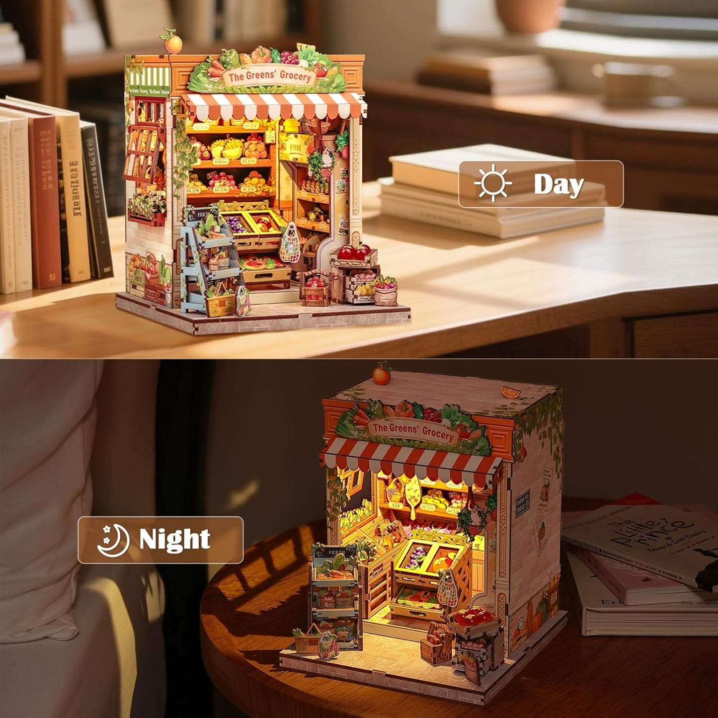 Building block, 1000pcs jigsaw puzzle, 2025 new puzzle, Adult Puzzle, Cartoon Puzzle, jigsaw puzzles,, puzzle 2000, DIY Miniature Dollhouse, Rolife, Cutebee, HYUKBI, DIY Booknook, Bookend, Dollhouse Kit, 3D Wooden Puzzle, Micro Building Blocks Set, Christmas Holiday gift