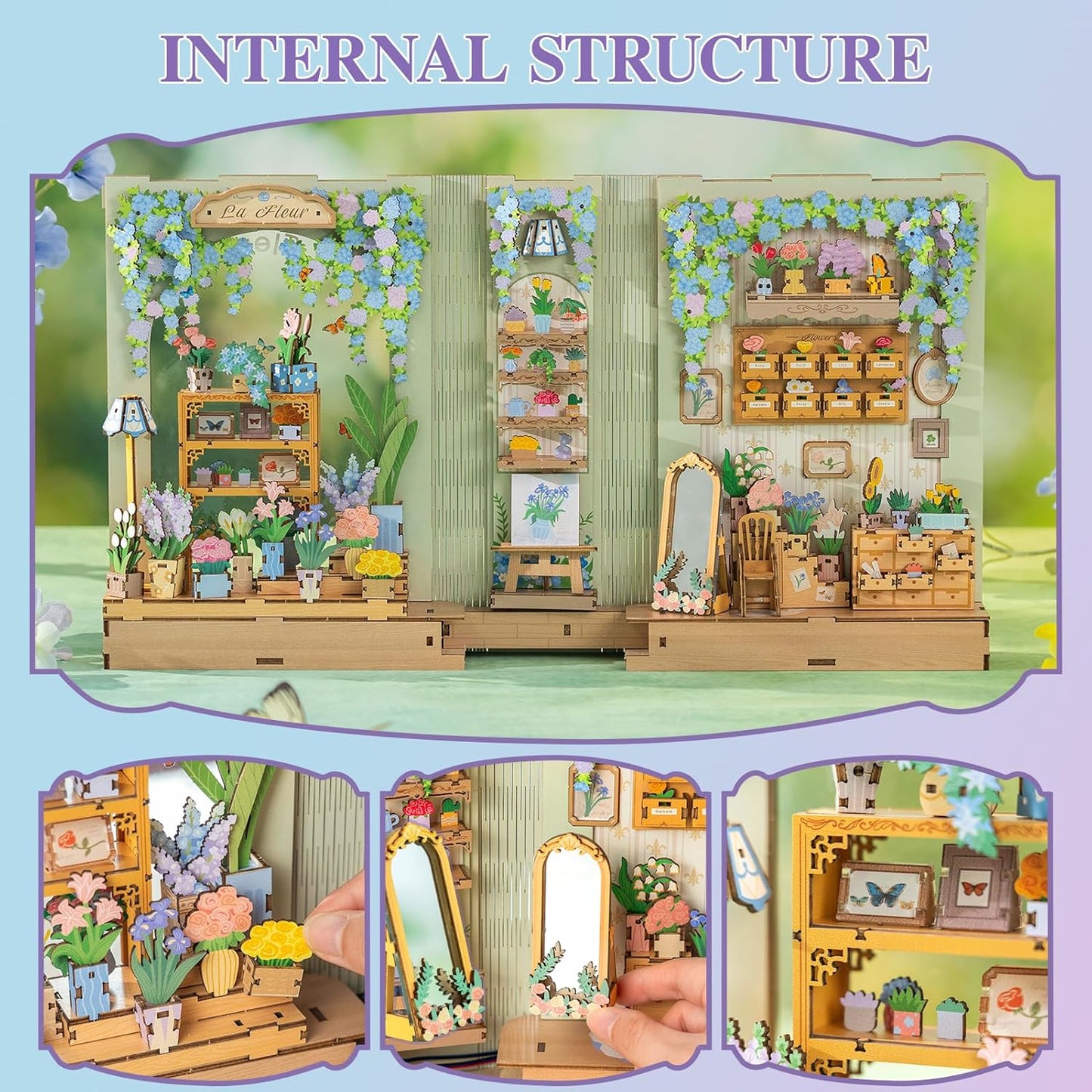 DIY Miniature Dollhouse
Rolife Cutebee HYUKBI DIY Booknook Dollhouse Kit 3D Wooden Puzzle
Micro Building Blocks Set
Blindbox plush cute toy