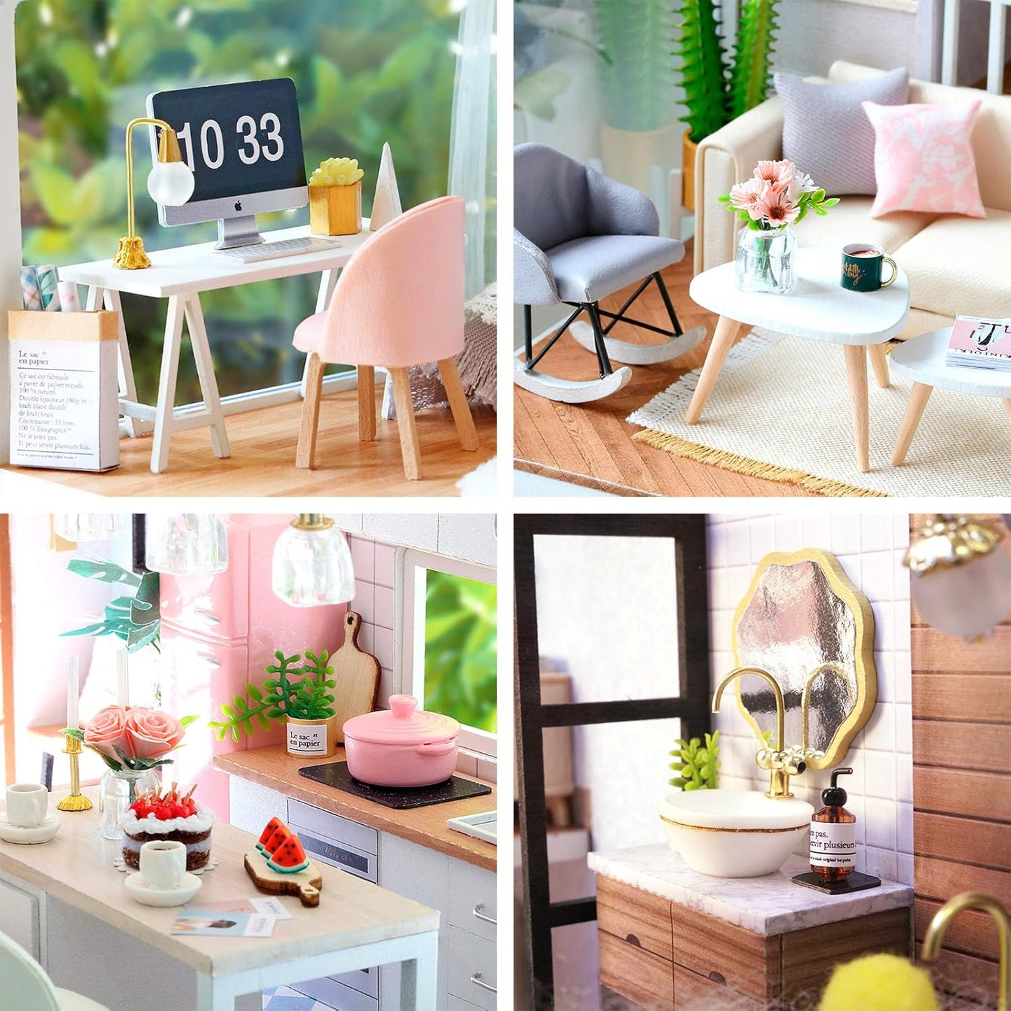 DIY Miniature Dollhouse
Rolife Cutebee HYUKBI DIY Booknook Dollhouse Kit 3D Wooden Puzzle
Micro Building Blocks Set
Blindbox plush cute toy