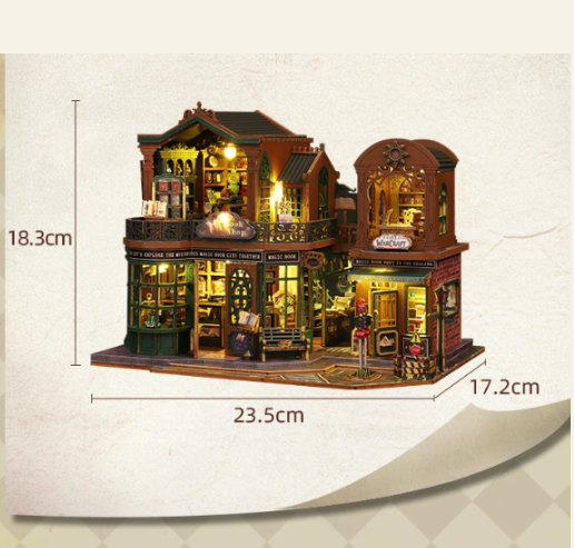 DIY Miniature Dollhouse
Rolife Cutebee HYUKBI DIY Booknook Dollhouse Kit 3D Wooden Puzzle
Micro Building Blocks Set
Blindbox plush cute toy