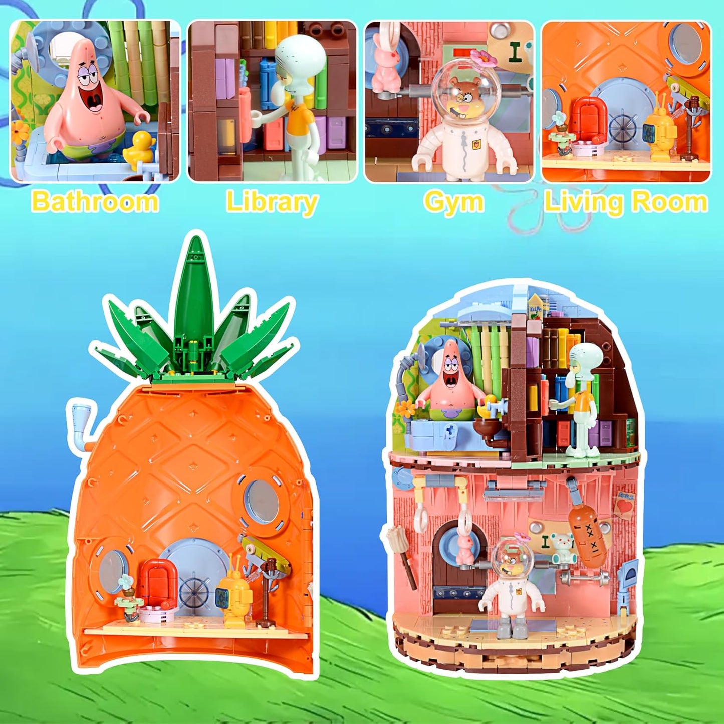 Sponge Bob Building block 1000pcs jigsaw puzzle, 2025 new puzzle, Adult Puzzle, Cartoon Puzzle, jigsaw puzzles, momibook puzzle, puzzle 2000, Wonderful Tree House Expeditions
DIY Miniature Dollhouse
Rolife Cutebee HYUKBI DIY Booknook Dollhouse Kit 3D Wooden Puzzle
Micro Building Blocks Set
Blindbox plush cute toy