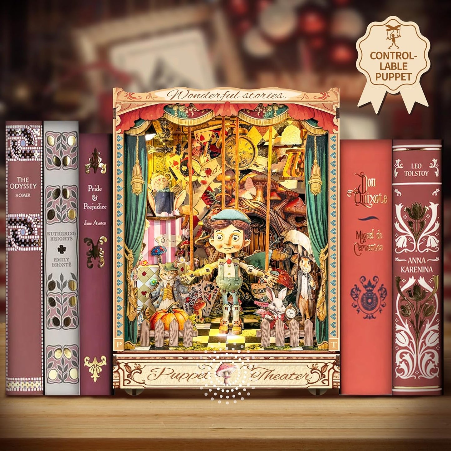 Rolife Cutebee HYUKBI DIY Booknook Dollhouse Kit 3D Wooden Puzzle