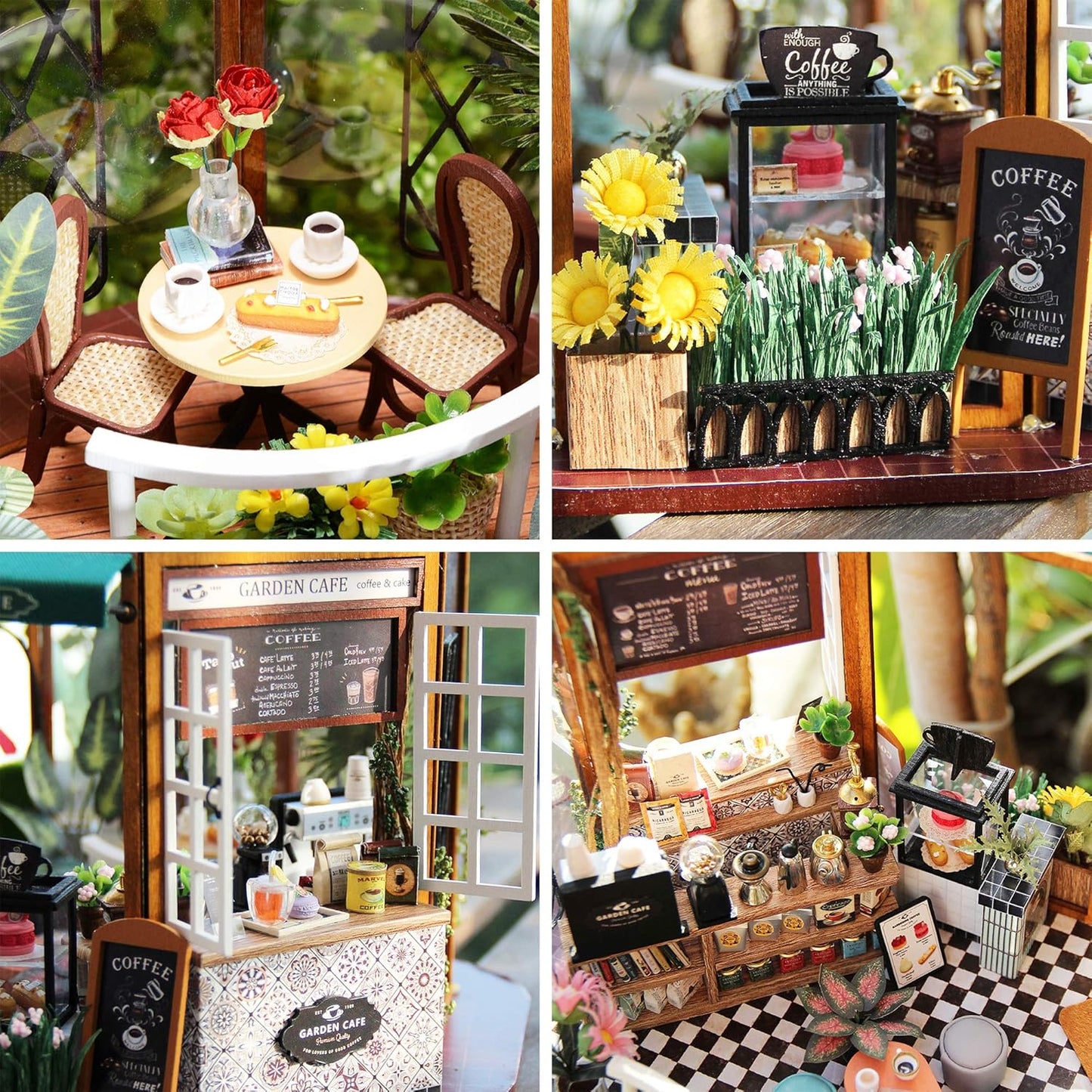 HYUKBI DIY Booknook Dollhouse Kit
