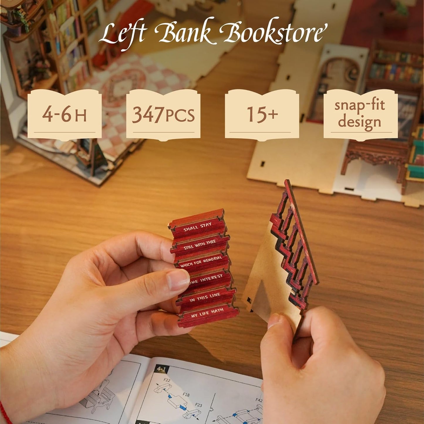 DIY Miniature Dollhouse
Rolife Cutebee HYUKBI DIY Booknook Dollhouse Kit 3D Wooden Puzzle
Micro Building Blocks Set
Blindbox plush cute toy