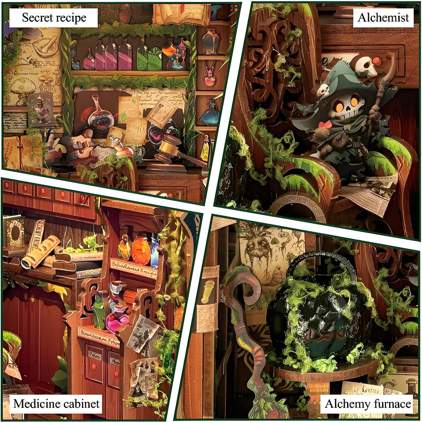 DIY Miniature Dollhouse
Rolife Cutebee HYUKBI DIY Booknook Dollhouse Kit 3D Wooden Puzzle