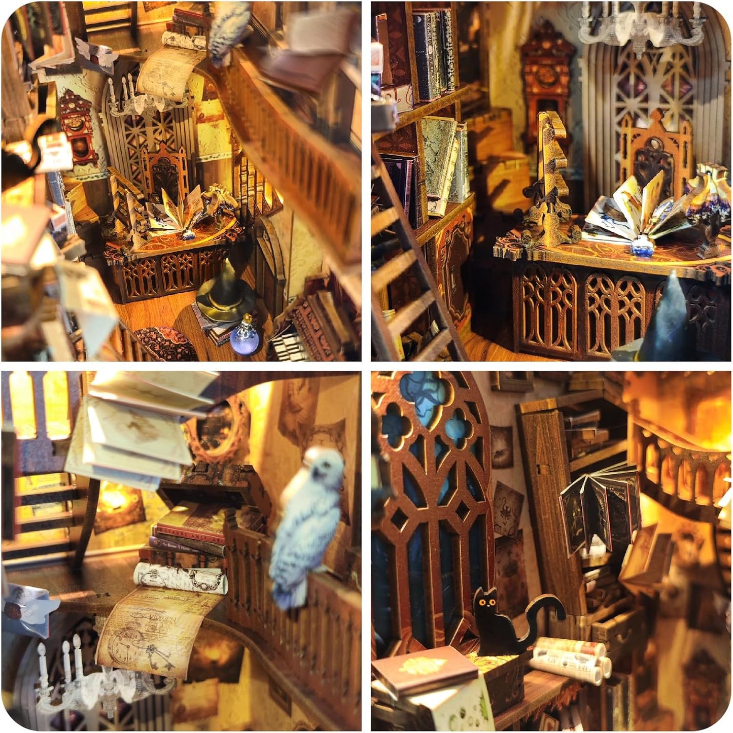 HYUKBI DIY Booknook Dollhouse Kit