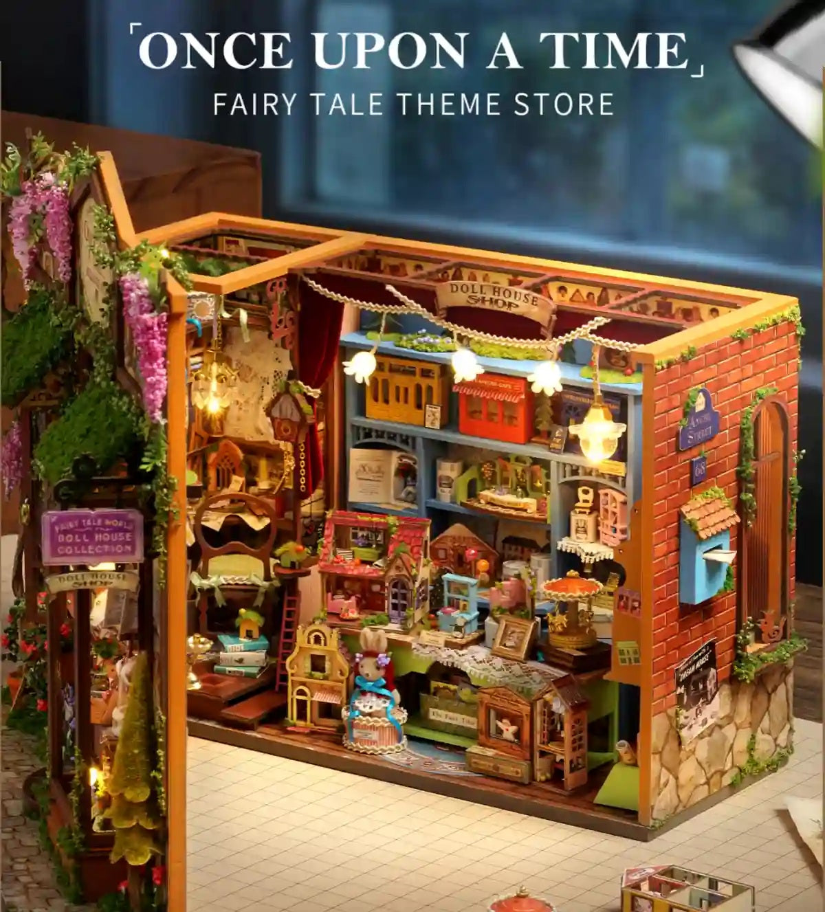 DIY Miniature Dollhouse
Rolife Cutebee HYUKBI DIY Booknook Dollhouse Kit 3D Wooden Puzzle
Micro Building Blocks Set
Blindbox plush cute toy