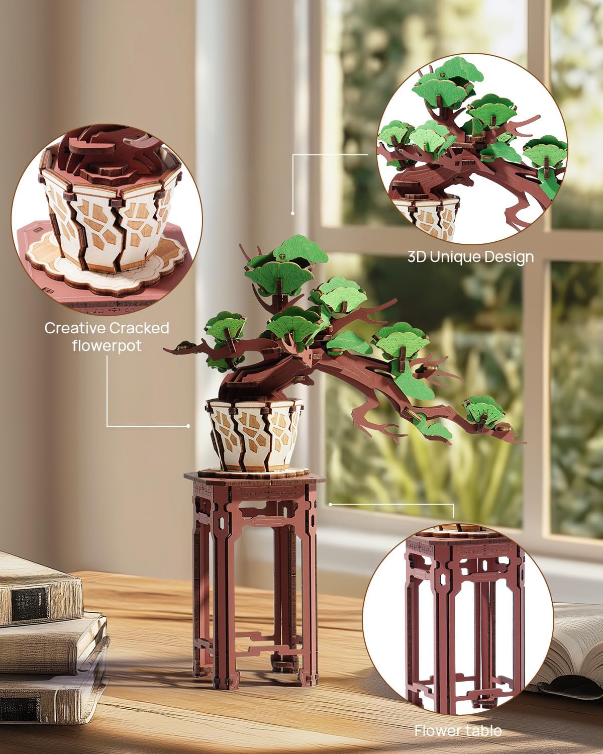 3D Wooden Puzzles DIY Building Set