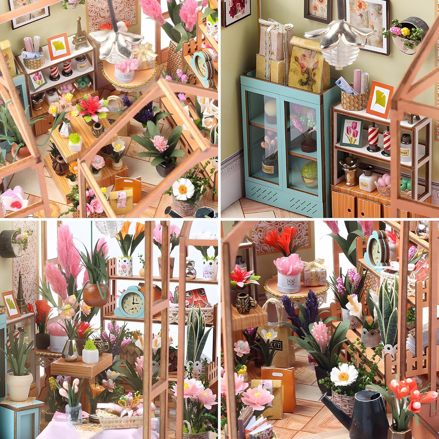 HYUKBI DIY Booknook Dollhouse Kit