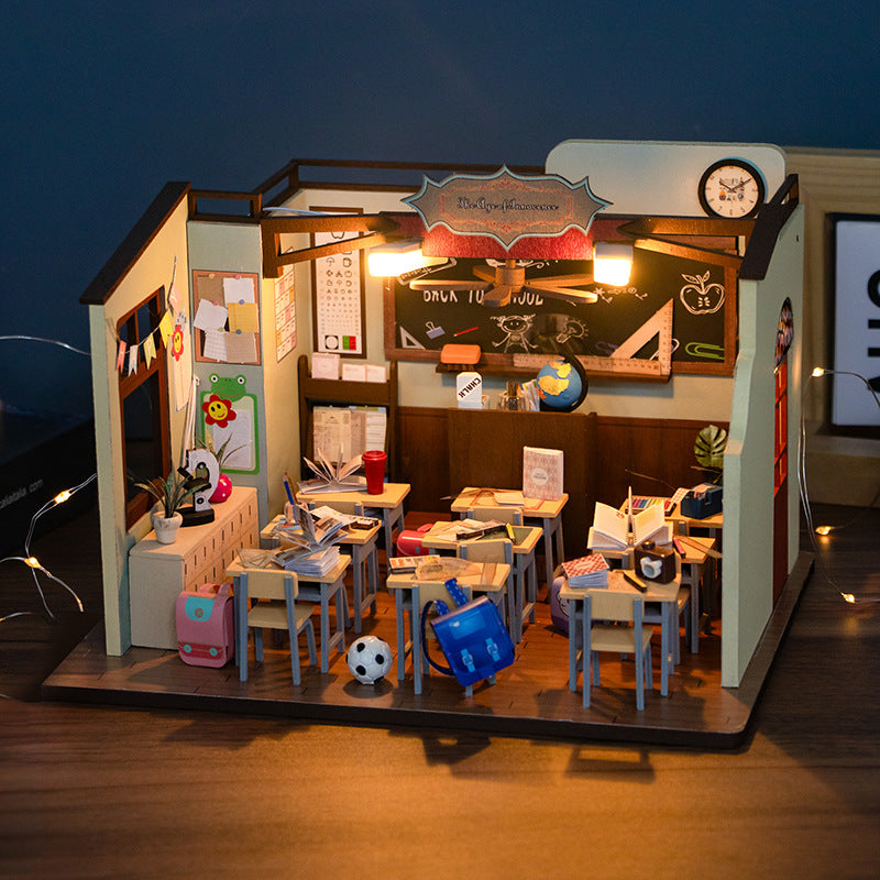 HYUKBI DIY Booknook Dollhouse Kit