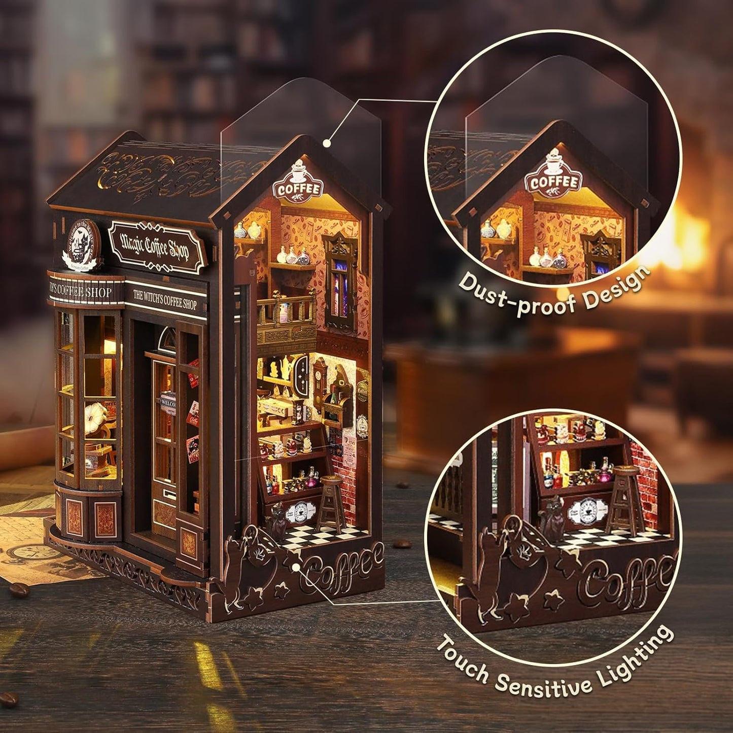 Building block, 1000pcs jigsaw puzzle, 2025 new puzzle, Adult Puzzle, Cartoon Puzzle, jigsaw puzzles,, puzzle 2000, DIY Miniature Dollhouse, Rolife, Cutebee, HYUKBI, DIY Booknook, Bookend, Dollhouse Kit, 3D Wooden Puzzle, Micro Building Blocks Set, Christmas Holiday gift