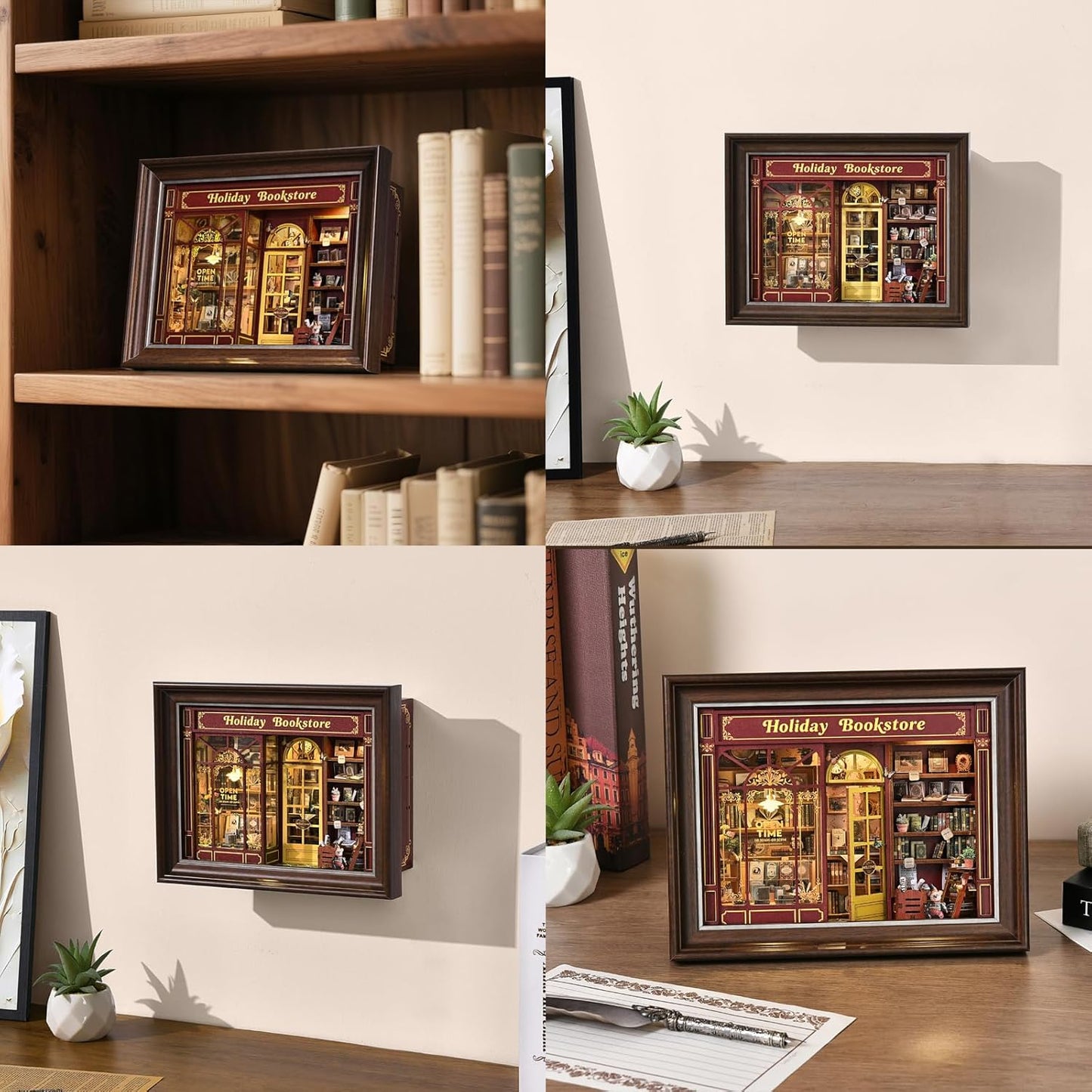 Building block, 1000pcs jigsaw puzzle, 2025 new puzzle, Adult Puzzle, Cartoon Puzzle, jigsaw puzzles,, puzzle 2000, DIY Miniature Dollhouse, Rolife, Cutebee, HYUKBI, DIY Booknook, Bookend, Dollhouse Kit, 3D Wooden Puzzle, Micro Building Blocks Set, Christmas Holiday gift