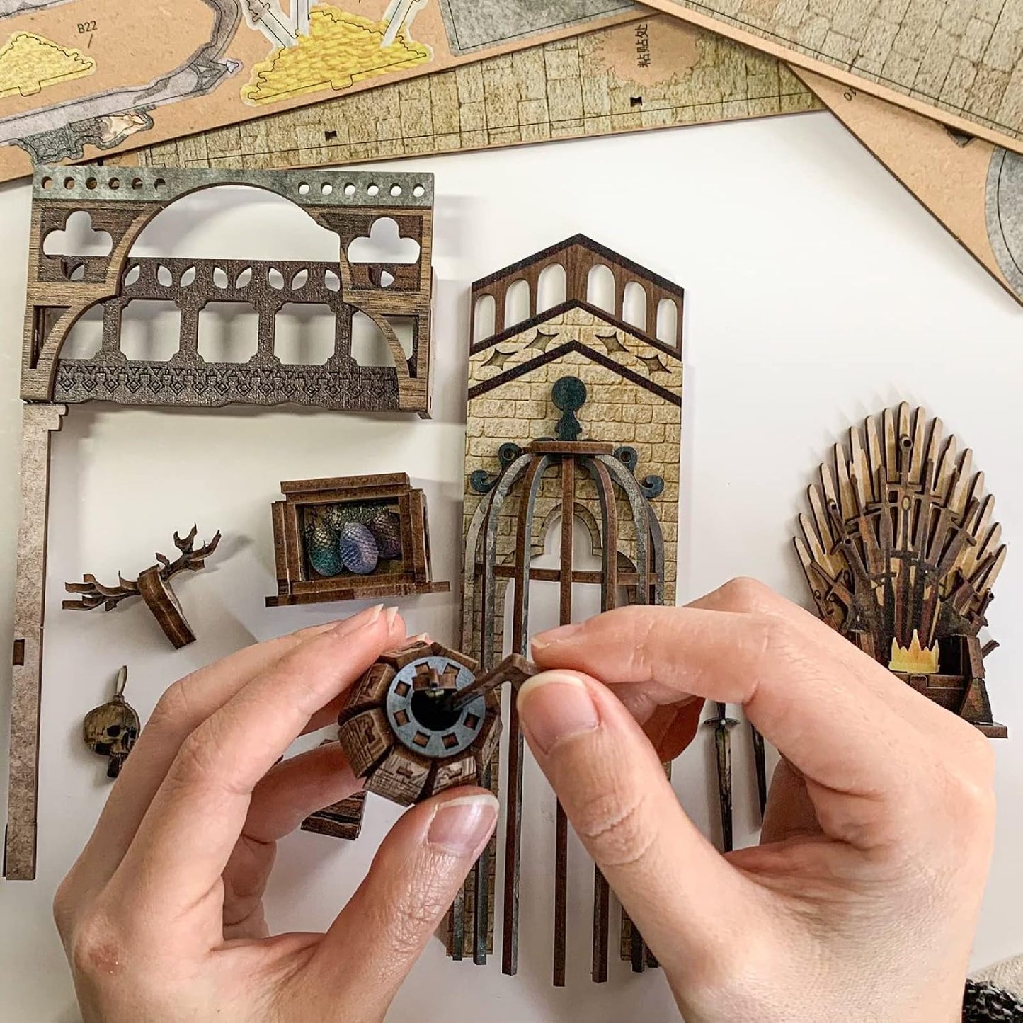 HYUKBI DIY Booknook Dollhouse Kit