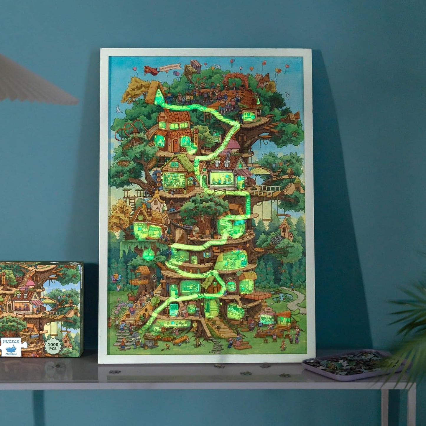 1000pcs jigsaw puzzle, 2025 new puzzle, Adult Puzzle, Cartoon Puzzle, jigsaw puzzles, momibook puzzle, puzzle 2000, Wonderful Tree House Expeditions
DIY Miniature Dollhouse
Rolife Cutebee HYUKBI DIY Booknook Dollhouse Kit 3D Wooden Puzzle
Micro Building Blocks Set
Blindbox plush cute toy
