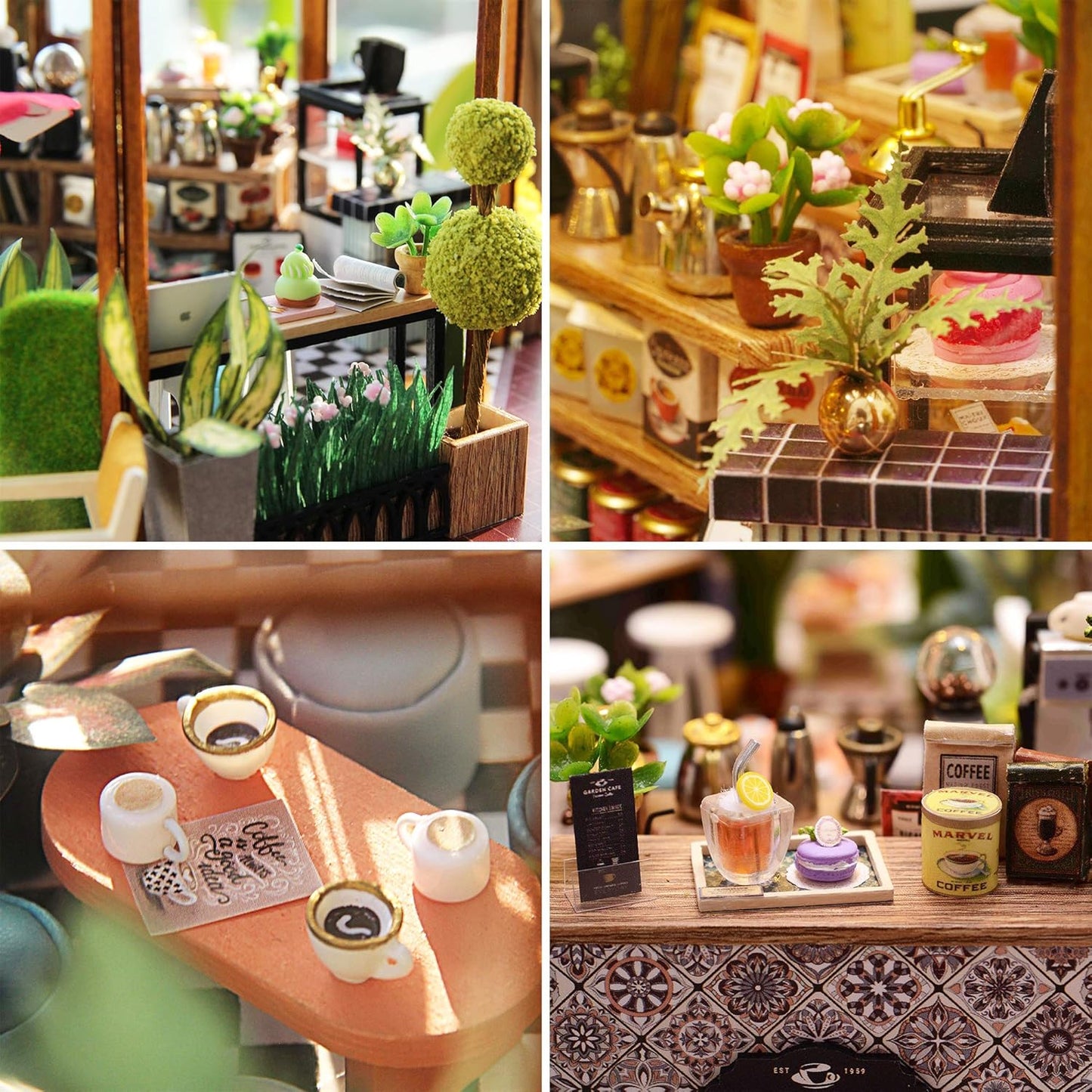 HYUKBI DIY Booknook Dollhouse Kit
