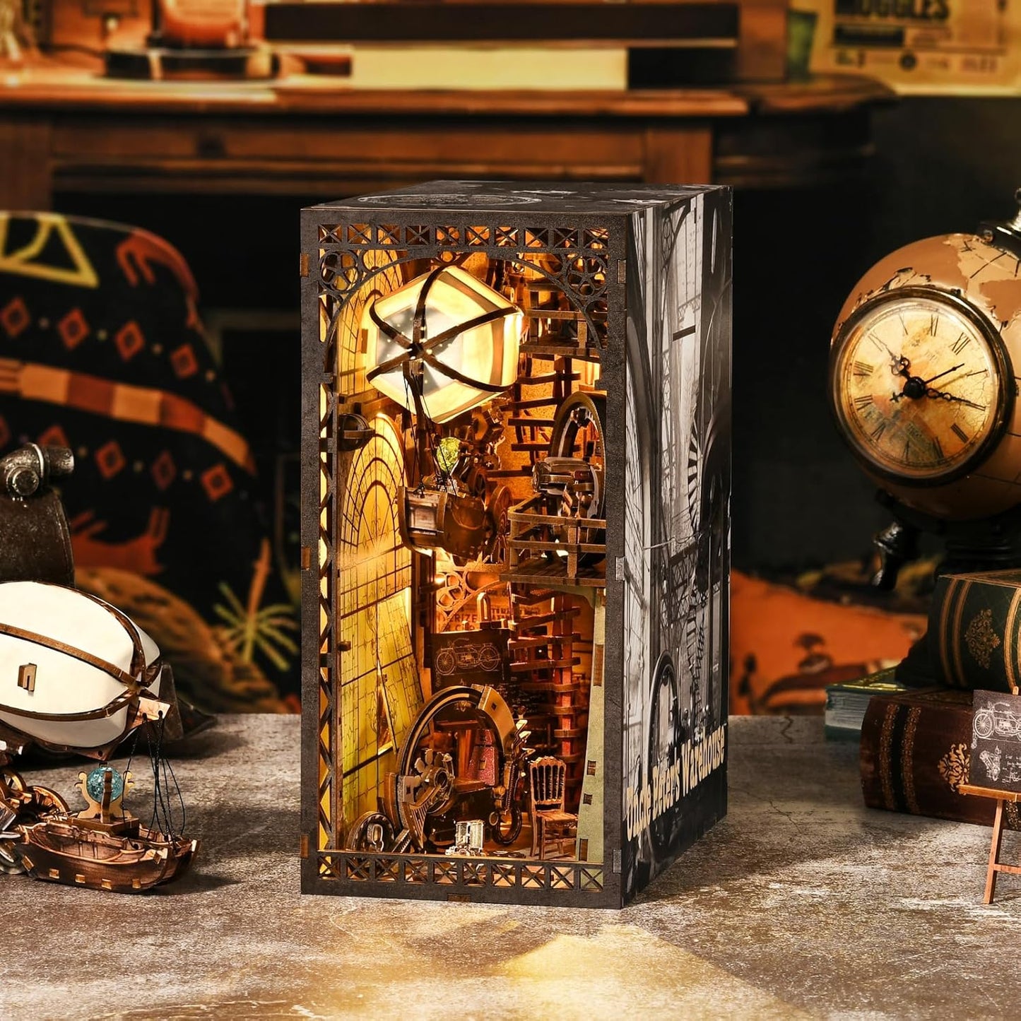DIY Miniature Dollhouse
Rolife Cutebee HYUKBI DIY Booknook Dollhouse Kit 3D Wooden Puzzle