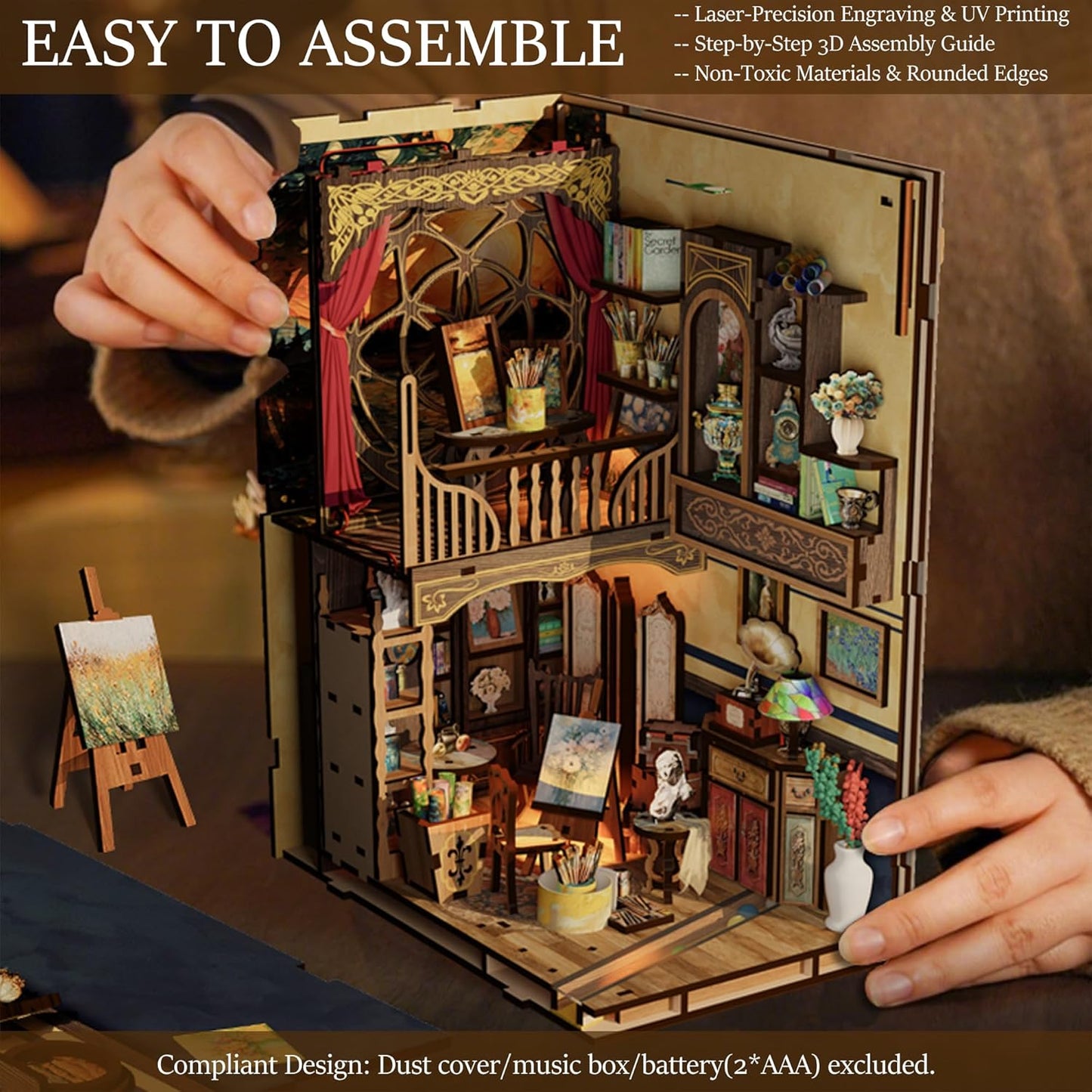 Building block, 1000pcs jigsaw puzzle, 2025 new puzzle, Adult Puzzle, Cartoon Puzzle, jigsaw puzzles,, puzzle 2000, DIY Miniature Dollhouse, Rolife, Cutebee, HYUKBI, DIY Booknook, Bookend, Dollhouse Kit, 3D Wooden Puzzle, Micro Building Blocks Set, Christmas Holiday gift