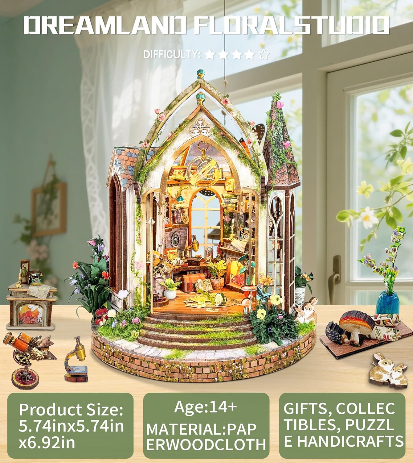 DIY Miniature Dollhouse
Rolife Cutebee HYUKBI DIY Booknook Dollhouse Kit 3D Wooden Puzzle
Micro Building Blocks Set
Blindbox plush cute toy