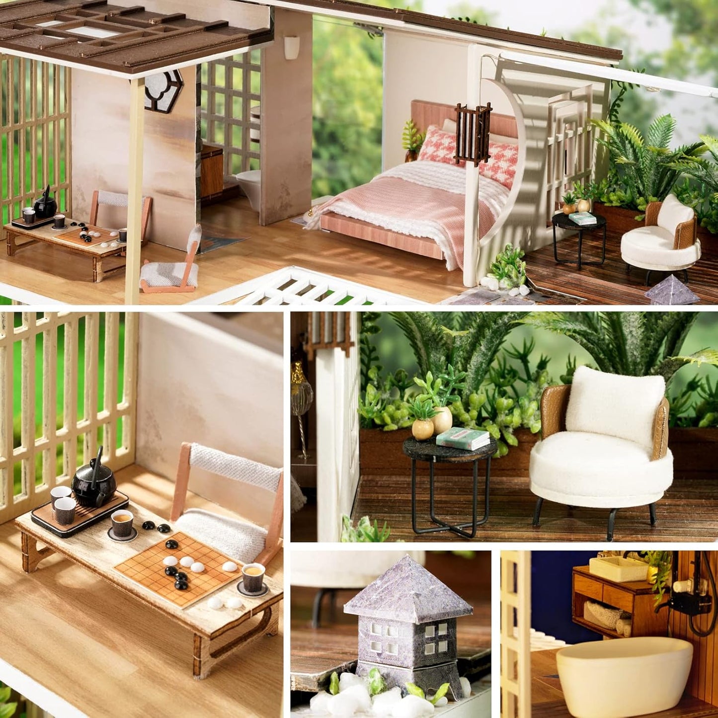 DIY Miniature Dollhouse
Rolife Cutebee HYUKBI DIY Booknook Dollhouse Kit 3D Wooden Puzzle
Micro Building Blocks Set
Blindbox plush cute toy