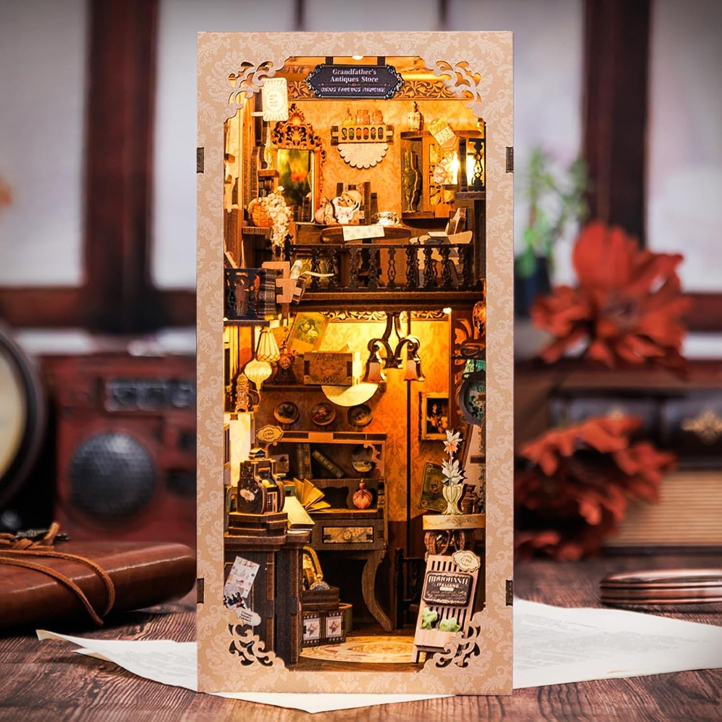 Rolife Cutebee HYUKBI DIY Booknook Dollhouse Kit 3D Wooden Puzzle