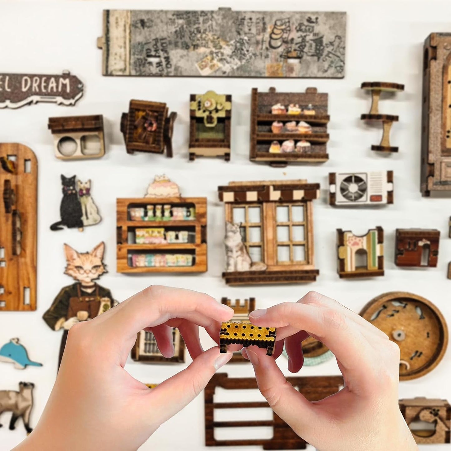 HYUKBI DIY Booknook Dollhouse Kit