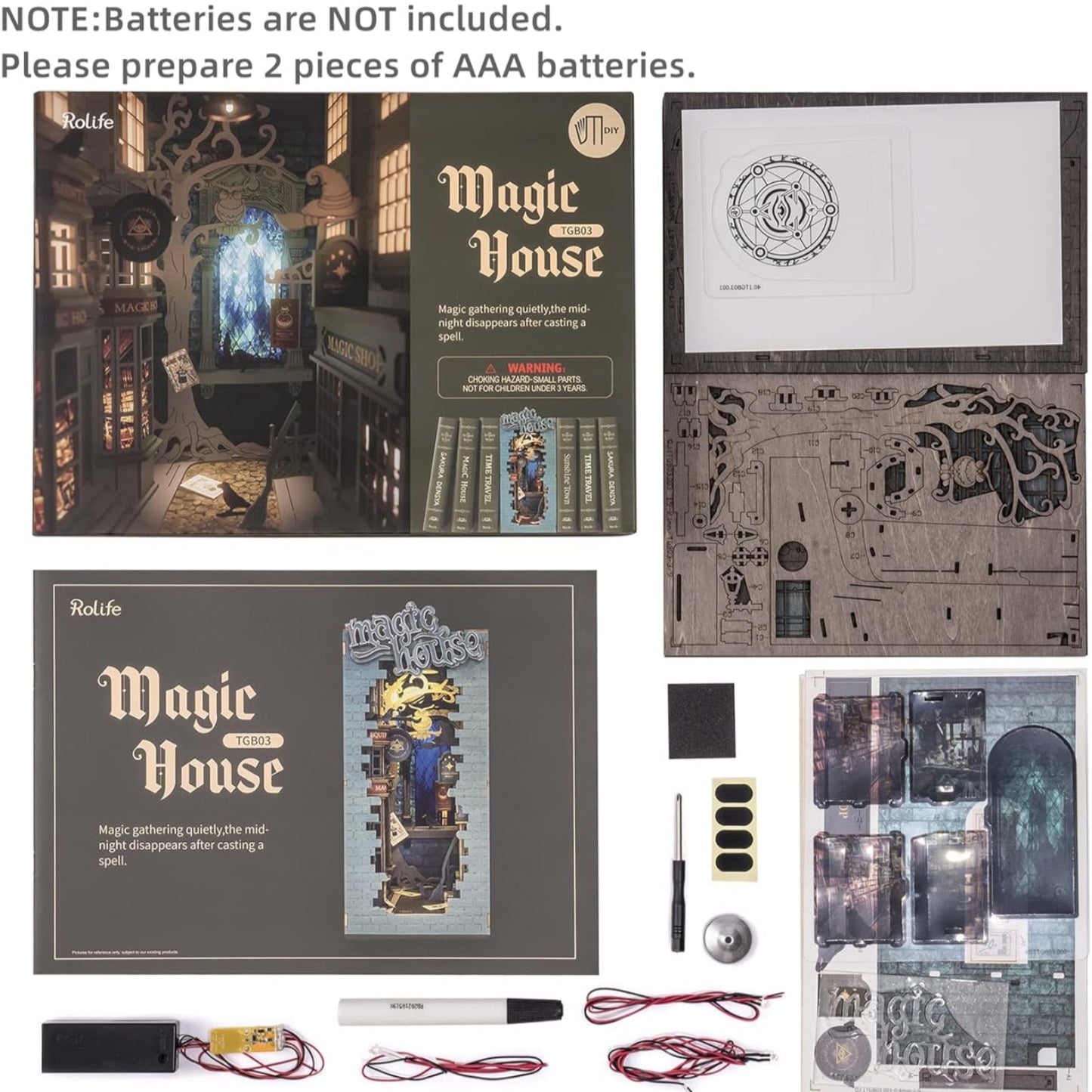 DIY Book Nook Kit-Magic House