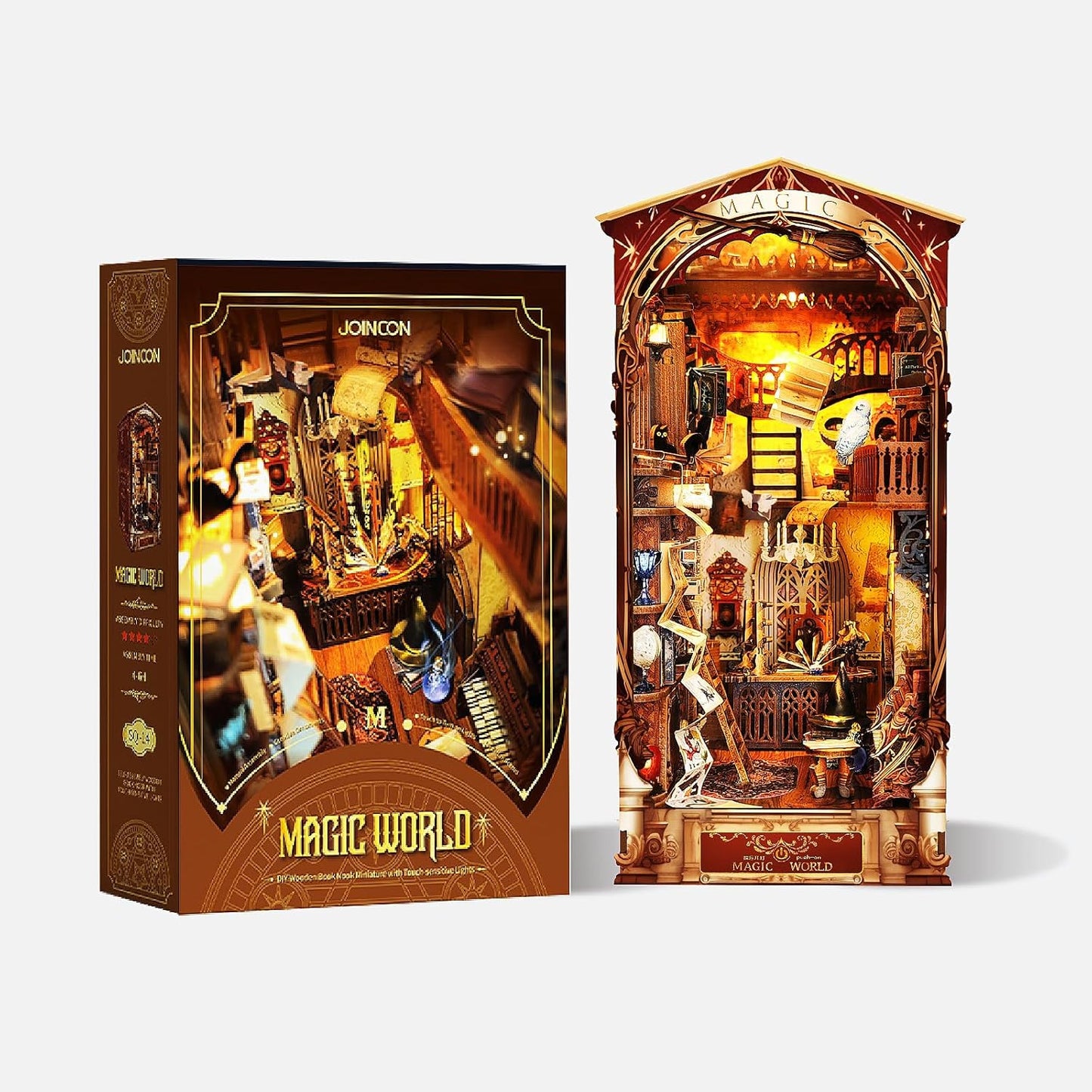 HYUKBI DIY Booknook Dollhouse Kit