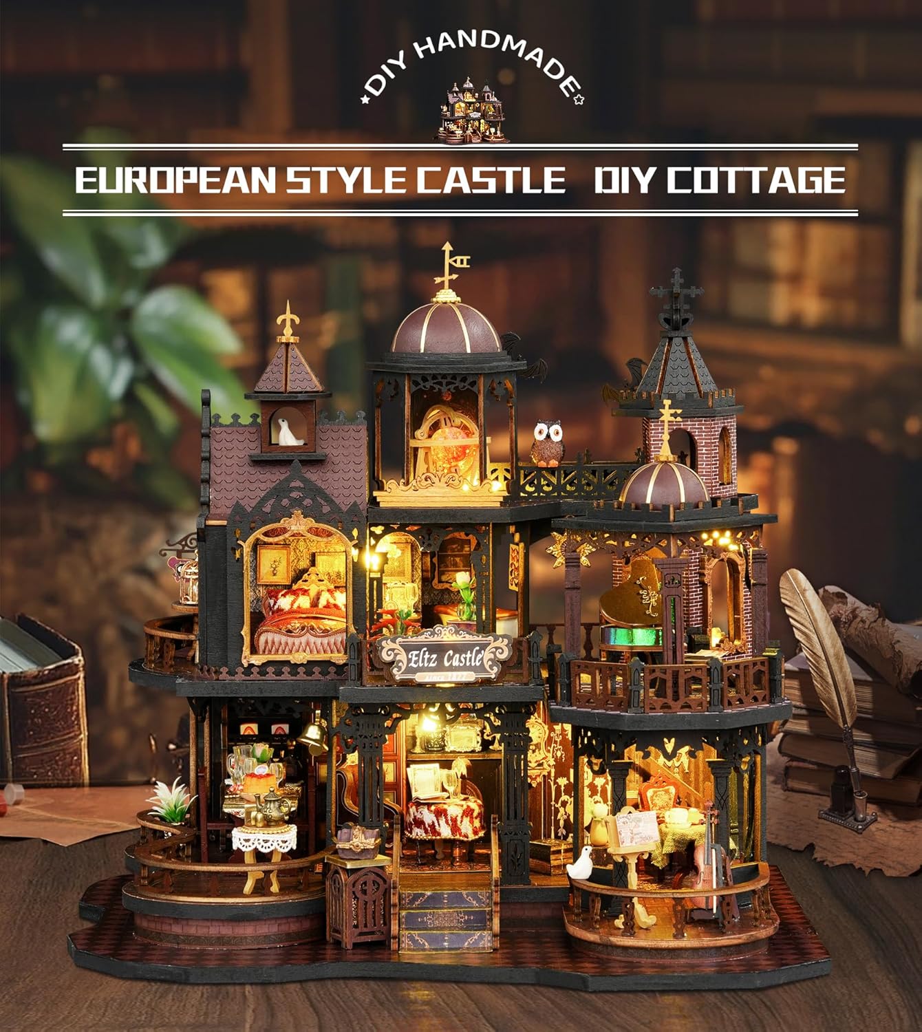 Building block, 1000pcs jigsaw puzzle, 2025 new puzzle, Adult Puzzle, Cartoon Puzzle, jigsaw puzzles,, puzzle 2000, DIY Miniature Dollhouse, Rolife, Cutebee, HYUKBI, DIY Booknook, Bookend, Dollhouse Kit, 3D Wooden Puzzle, Micro Building Blocks Set, Christmas Holiday gift