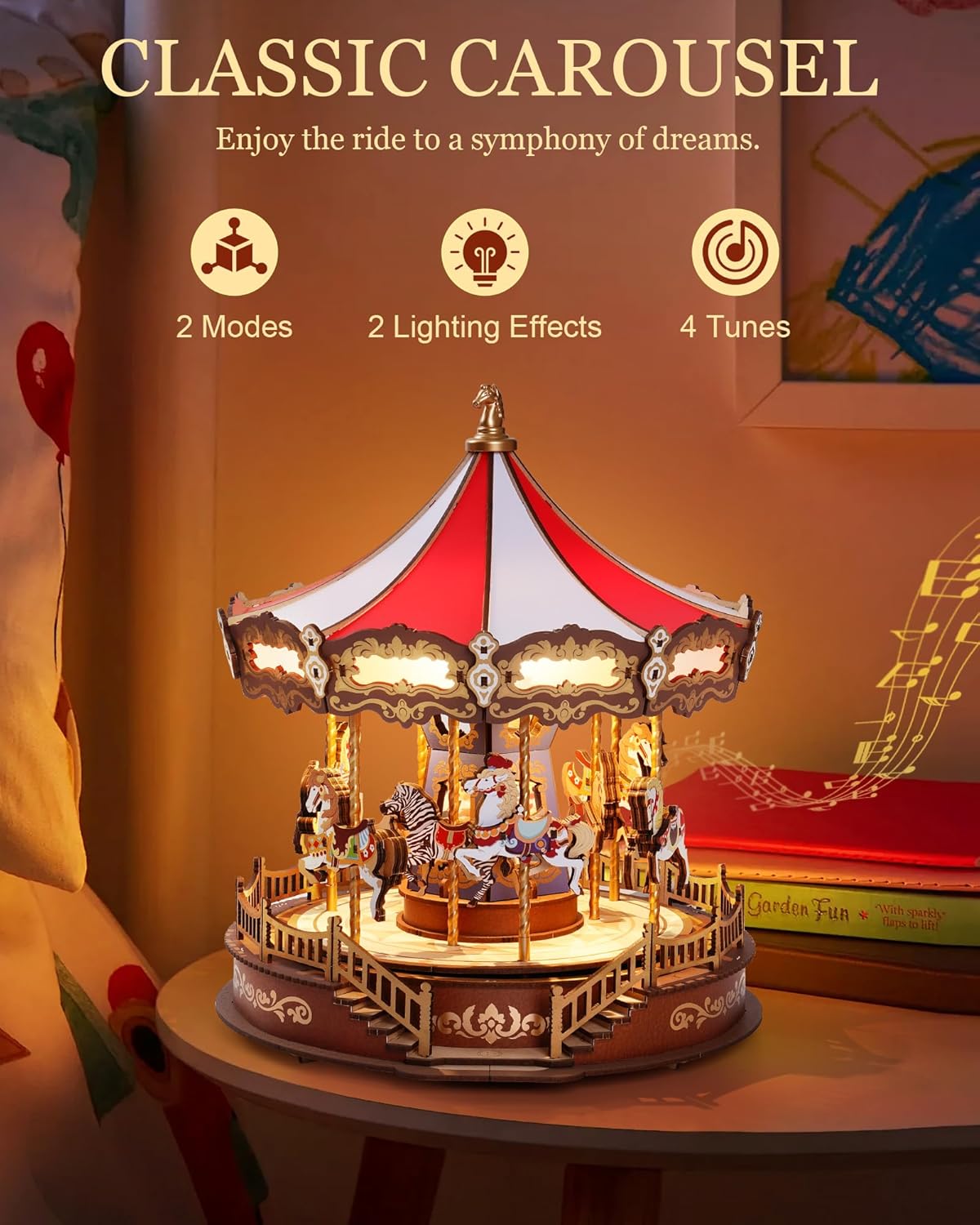 DIY 3D Puzzles Music Box