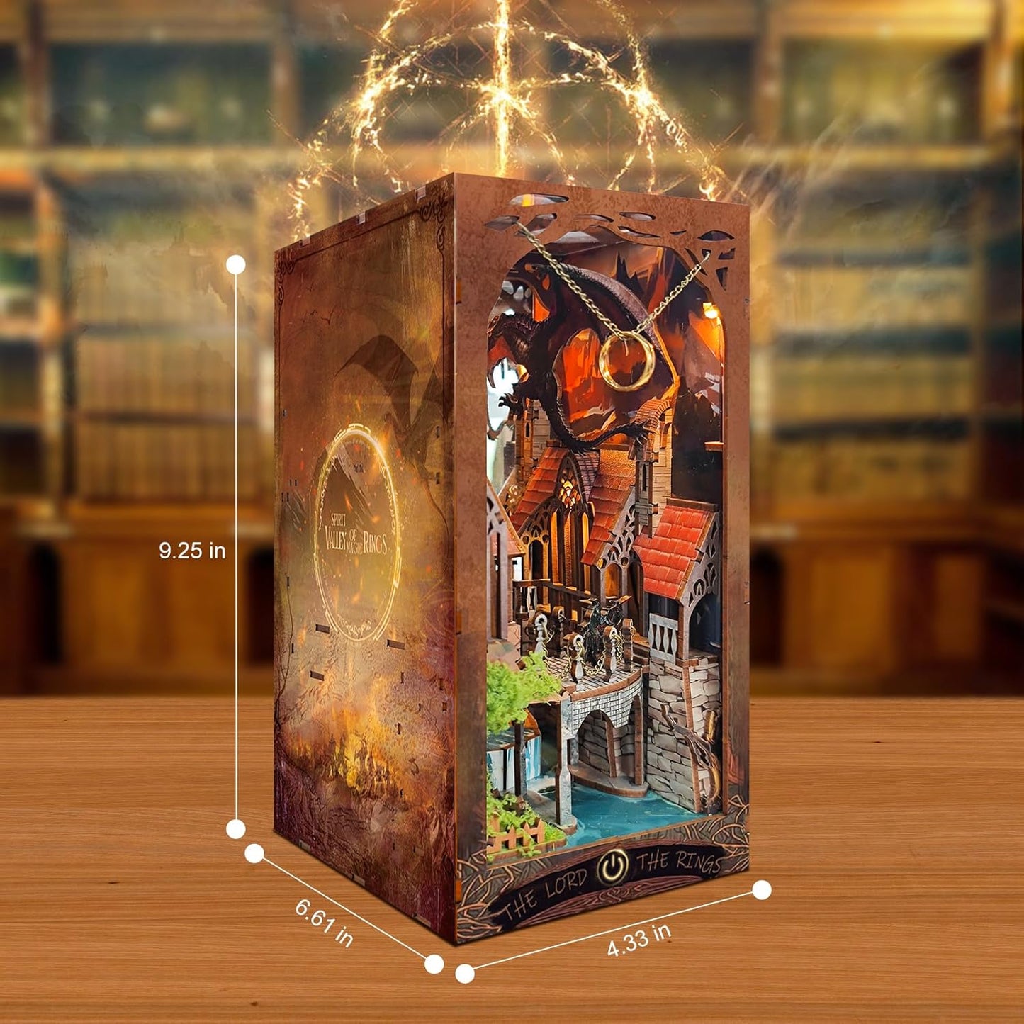 HYUKBI DIY Booknook Dollhouse Kit
