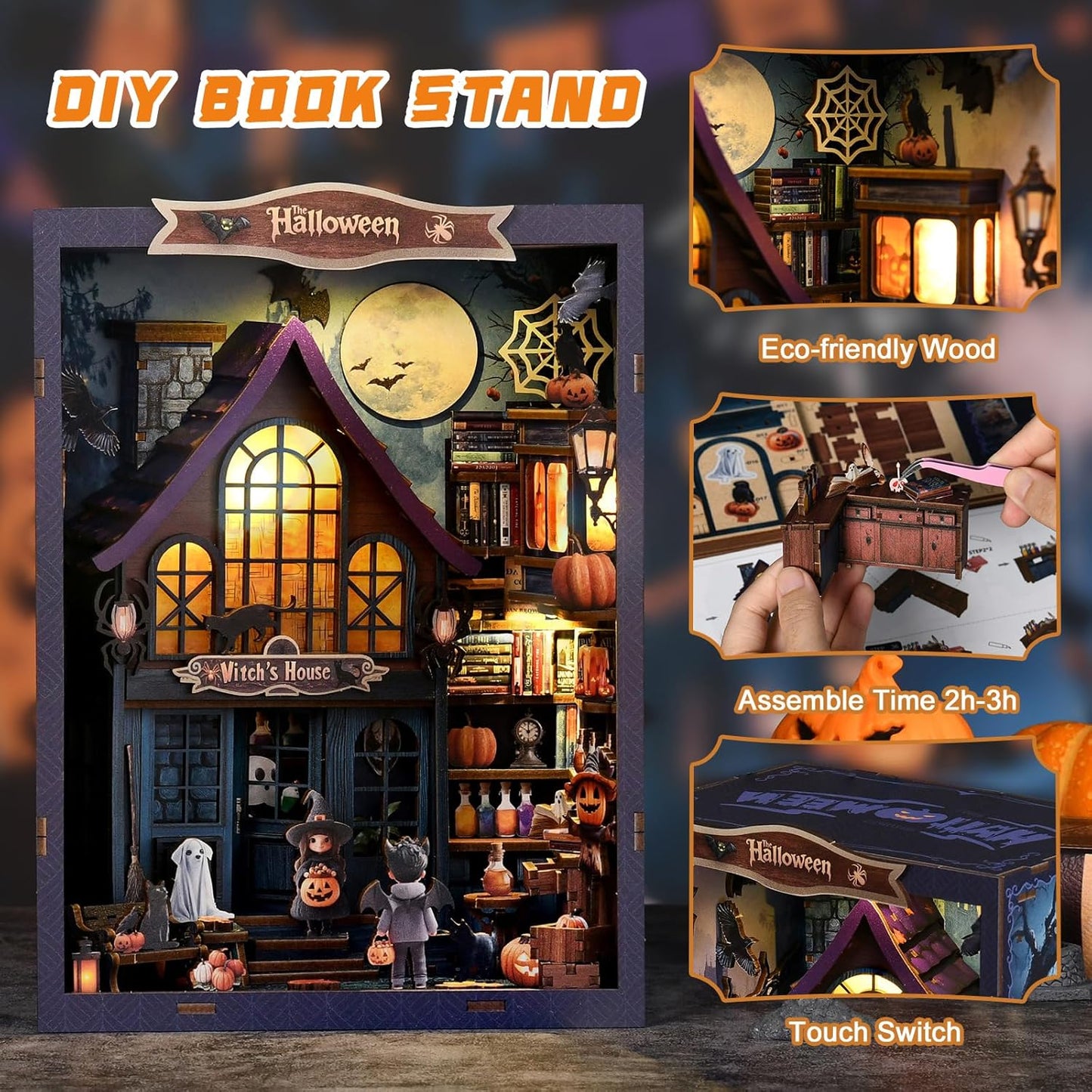 Building block, 1000pcs jigsaw puzzle, 2025 new puzzle, Adult Puzzle, Cartoon Puzzle, jigsaw puzzles,, puzzle 2000, DIY Miniature Dollhouse, Rolife, Cutebee, HYUKBI, DIY Booknook, Bookend, Dollhouse Kit, 3D Wooden Puzzle, Micro Building Blocks Set, Christmas Holiday gift