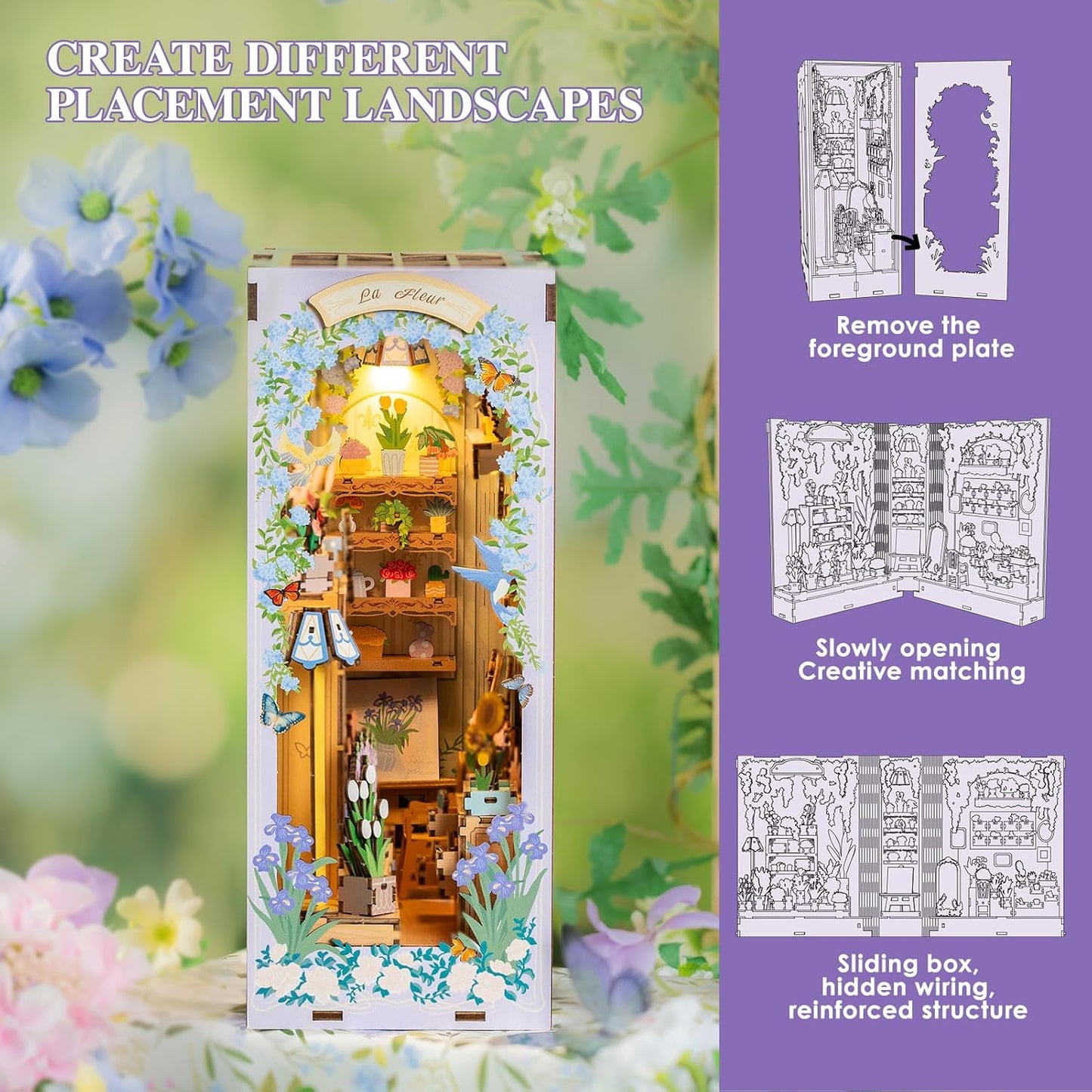 DIY Miniature Dollhouse
Rolife Cutebee HYUKBI DIY Booknook Dollhouse Kit 3D Wooden Puzzle
Micro Building Blocks Set
Blindbox plush cute toy