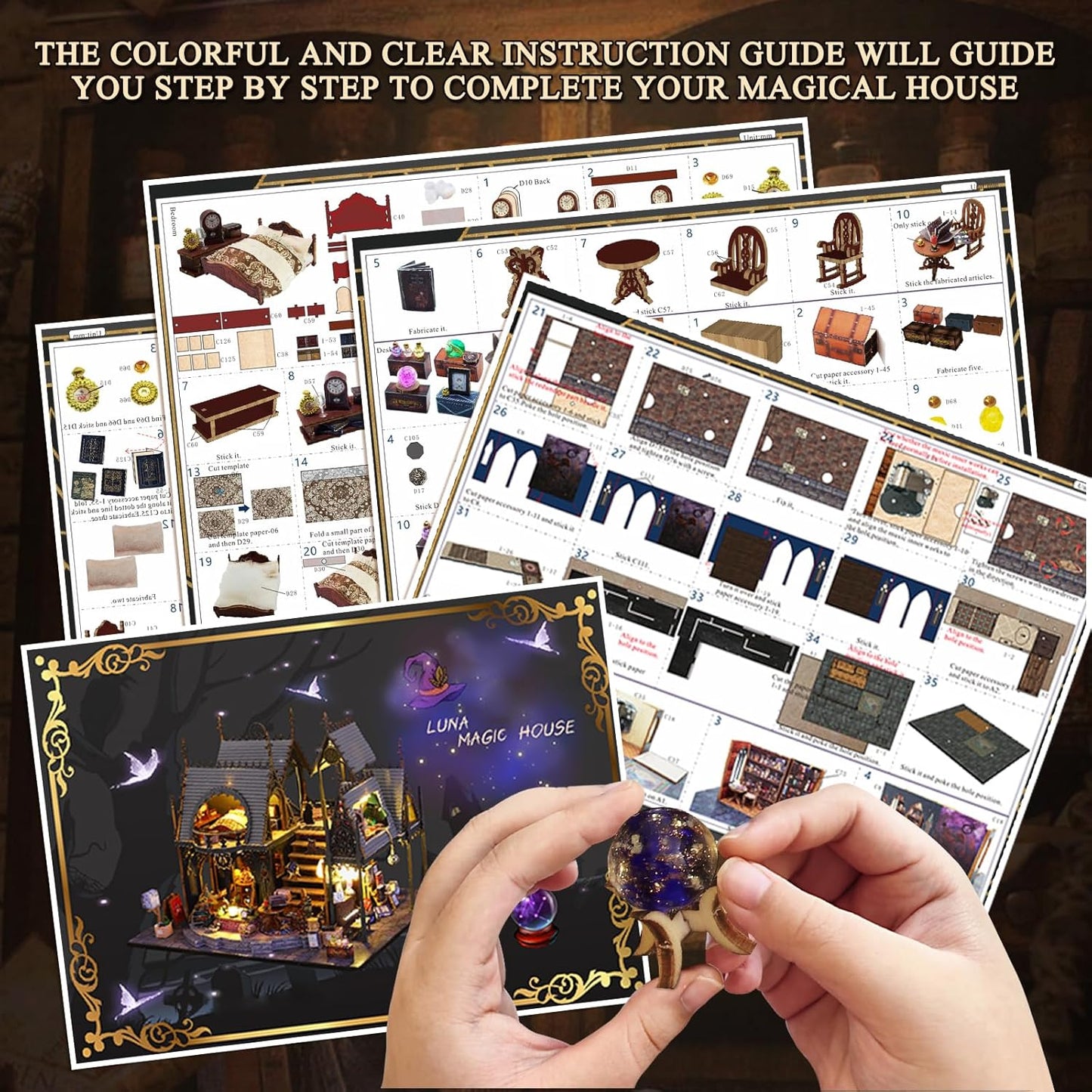DIY Miniature Dollhouse
Rolife Cutebee HYUKBI DIY Booknook Dollhouse Kit 3D Wooden Puzzle
Micro Building Blocks Set
Blindbox plush cute toy