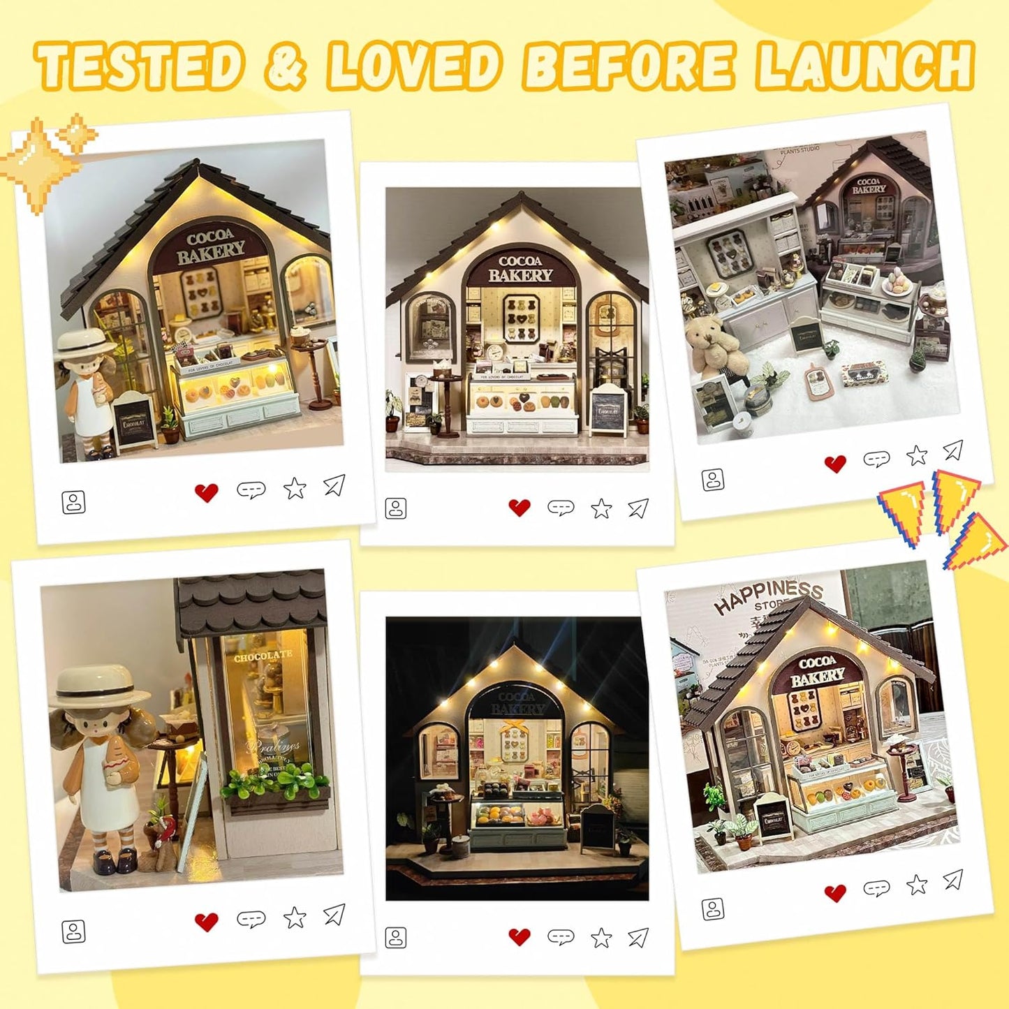 DIY Miniature Dollhouse
Rolife Cutebee HYUKBI DIY Booknook Dollhouse Kit 3D Wooden Puzzle
Micro Building Blocks Set