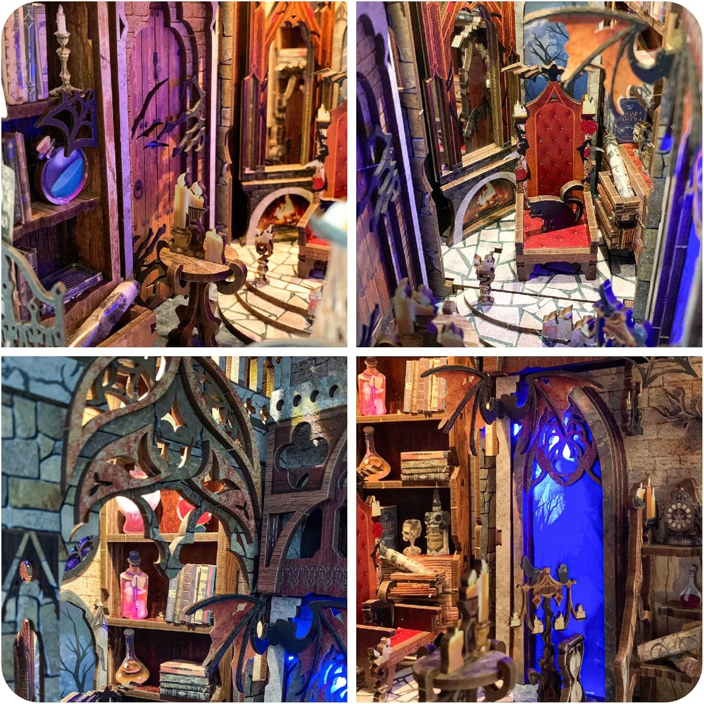 HYUKBI DIY Booknook Dollhouse Kit
