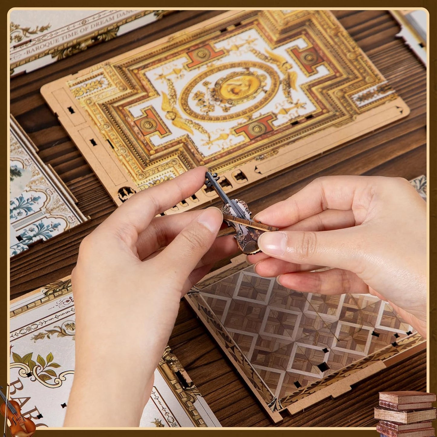 HYUKBI DIY Booknook Dollhouse Kit