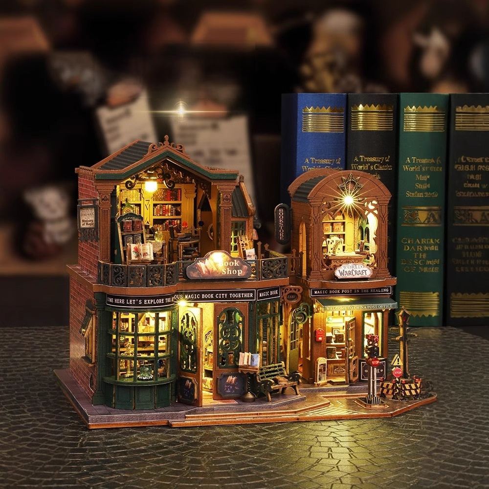 DIY Miniature Dollhouse
Rolife Cutebee HYUKBI DIY Booknook Dollhouse Kit 3D Wooden Puzzle
Micro Building Blocks Set
Blindbox plush cute toy