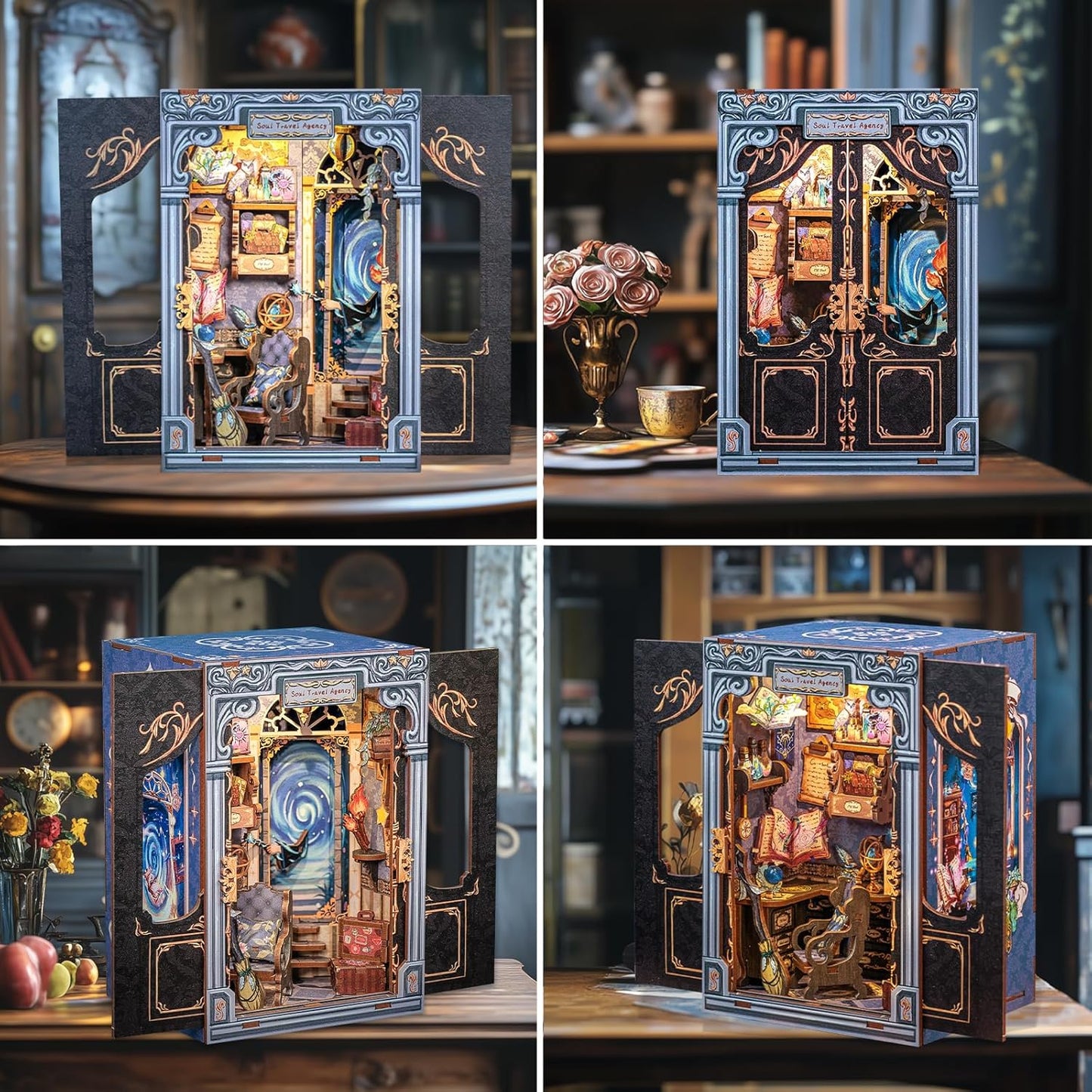 Rolife Cutebee HYUKBI DIY Booknook Dollhouse Kit 3D Wooden Puzzle
