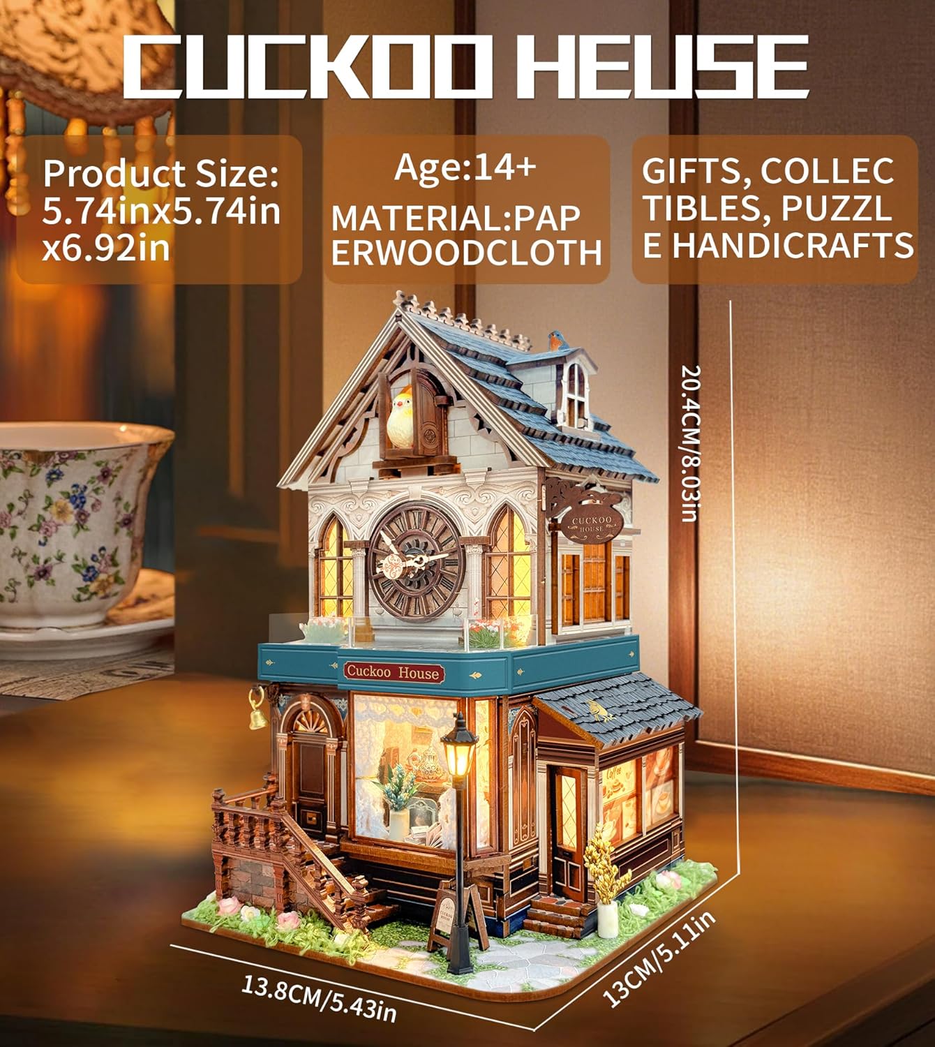 DIY Miniature Dollhouse
Rolife Cutebee HYUKBI DIY Booknook Dollhouse Kit 3D Wooden Puzzle
Micro Building Blocks Set
Blindbox plush cute toy