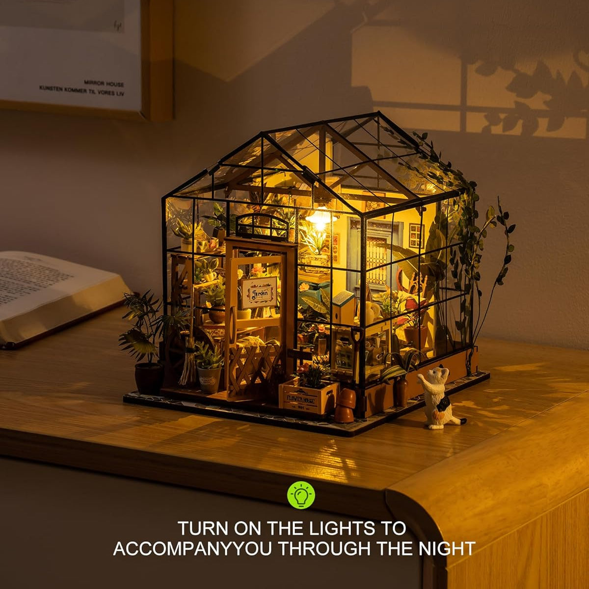DIY Miniature House Kit with LED