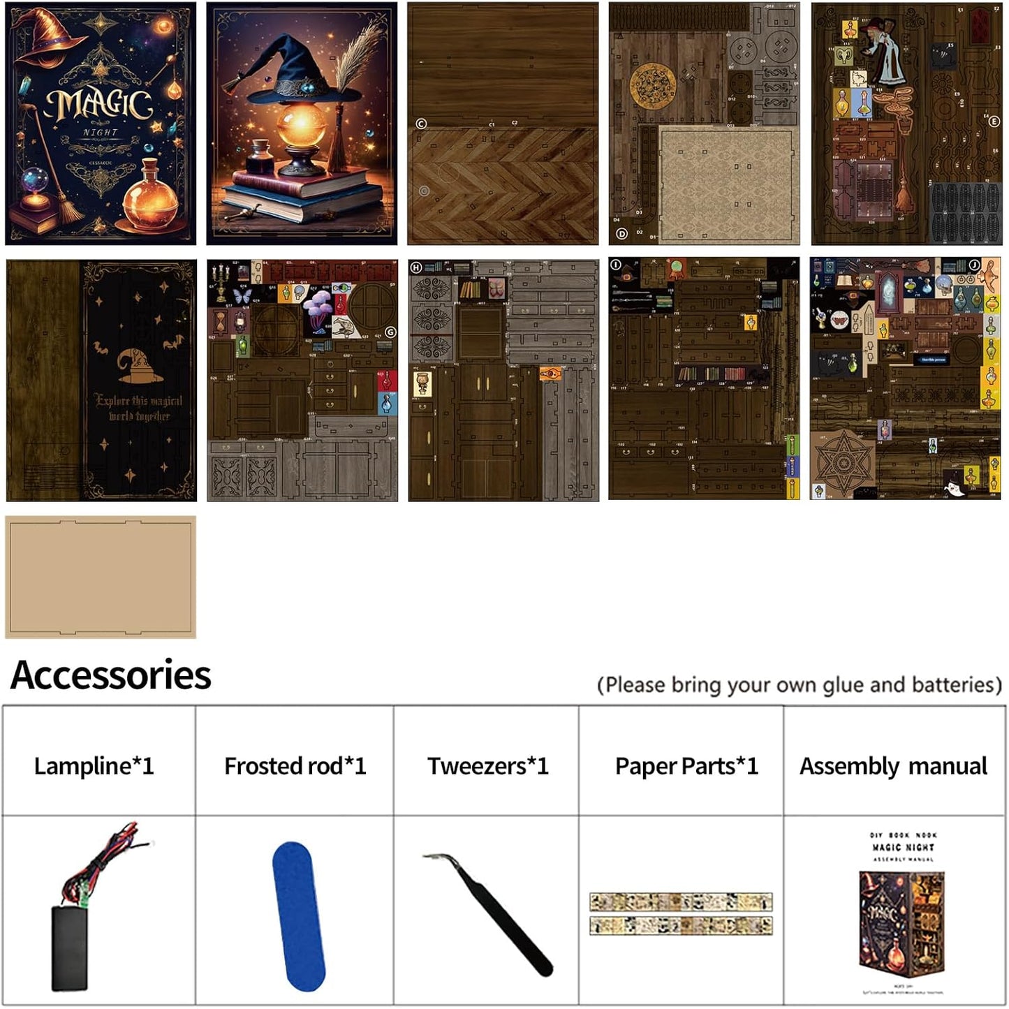 DIY Miniature Dollhouse
Rolife Cutebee HYUKBI DIY Booknook Dollhouse Kit 3D Wooden Puzzle
Micro Building Blocks Set