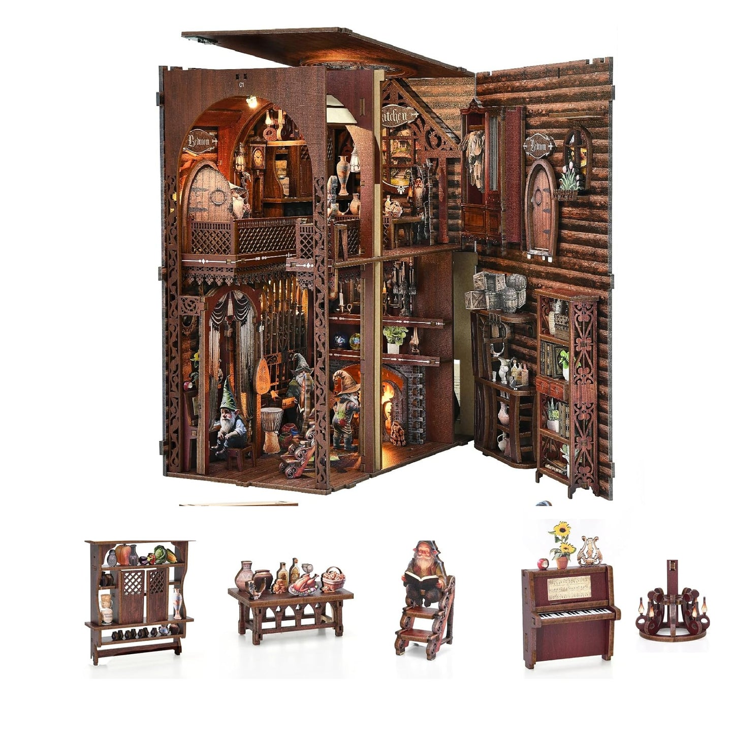 Building block, 1000pcs jigsaw puzzle, 2025 new puzzle, Adult Puzzle, Cartoon Puzzle, jigsaw puzzles,, puzzle 2000, DIY Miniature Dollhouse, Rolife, Cutebee, HYUKBI, DIY Booknook, Bookend, Dollhouse Kit, 3D Wooden Puzzle, Micro Building Blocks Set, Christmas Holiday gift