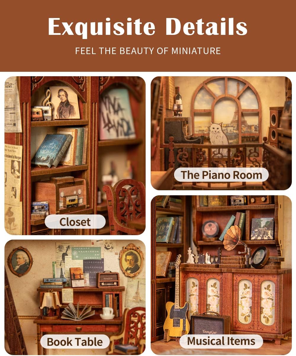 DIY Miniature Dollhouse
Rolife Cutebee HYUKBI DIY Booknook Dollhouse Kit 3D Wooden Puzzle
Micro Building Blocks Set
Blindbox plush cute toy