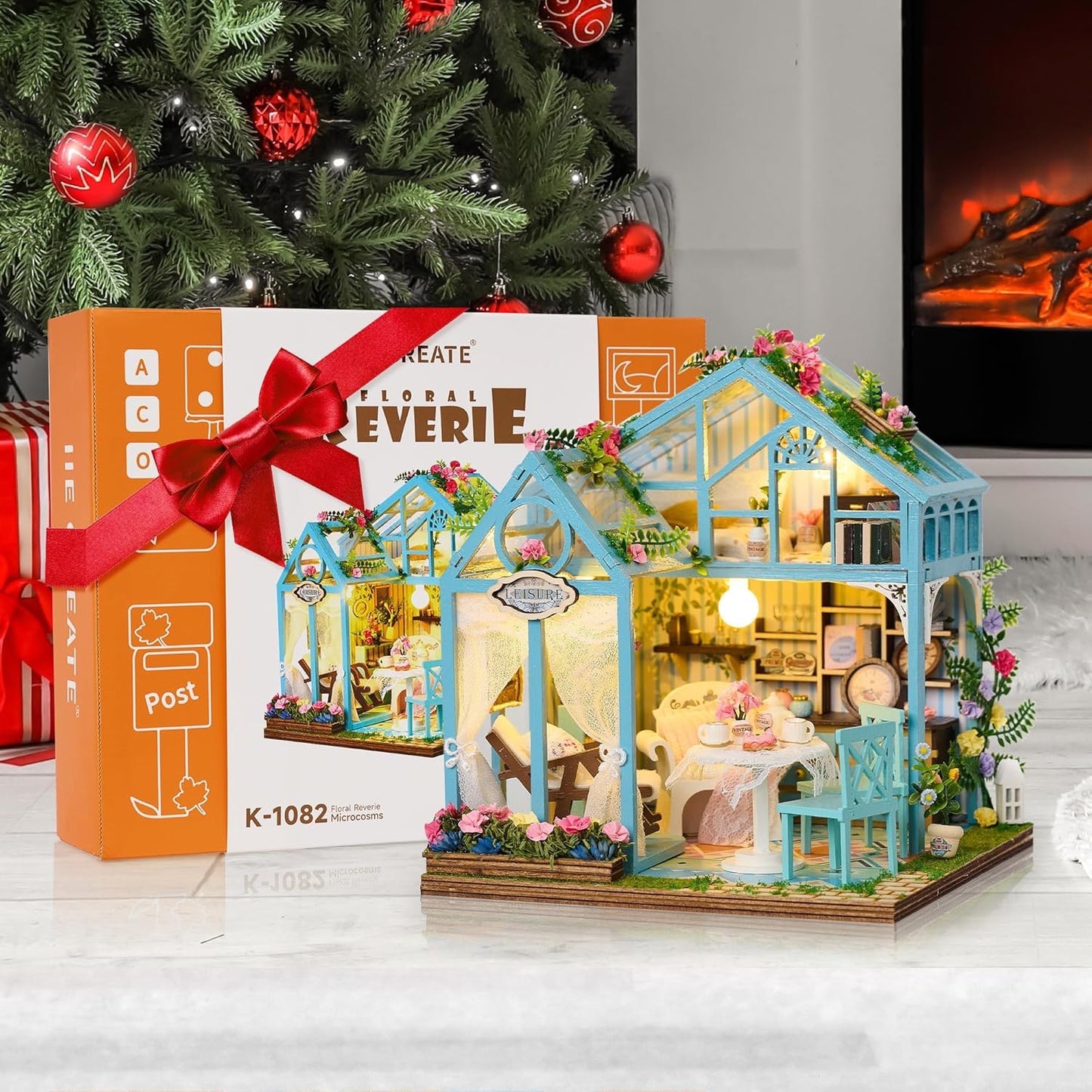 Rolife Cutebee HYUKBI DIY Booknook Dollhouse Kit 3D Wooden Puzzle