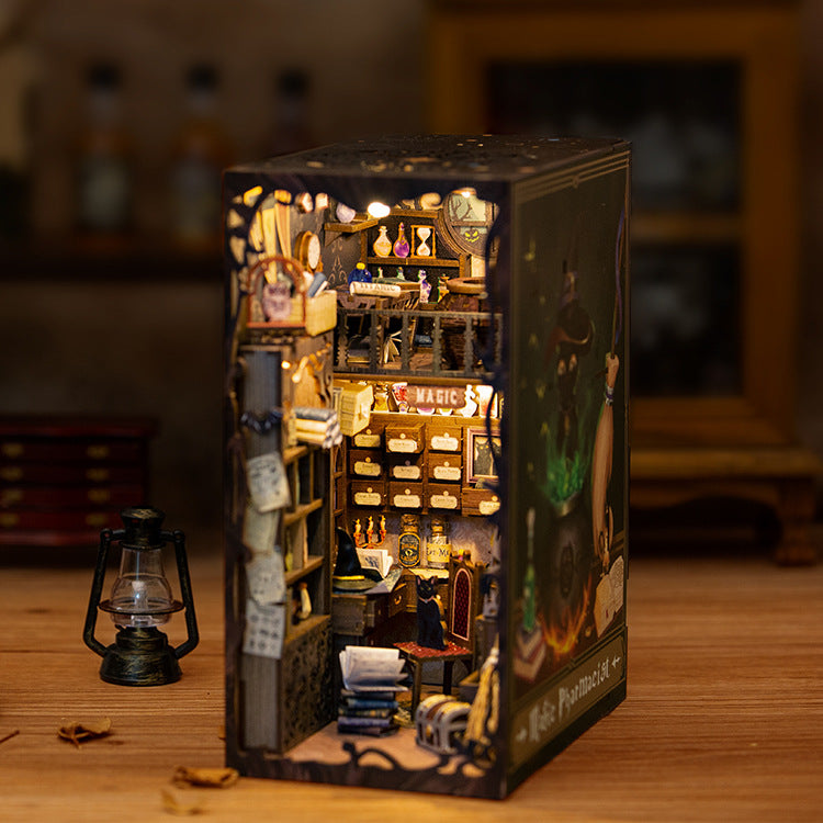 Rolife Cutebee HYUKBI DIY Booknook Dollhouse Kit 3D Wooden Puzzle