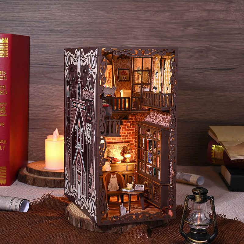 HYUKBI DIY Booknook Dollhouse Kit