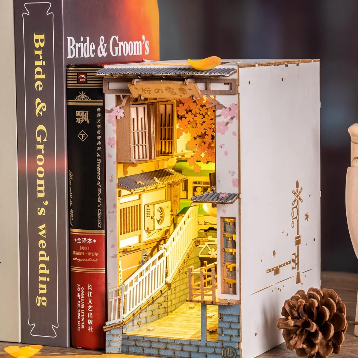 DIY Book Nook Kit-Sakura Wine Alley